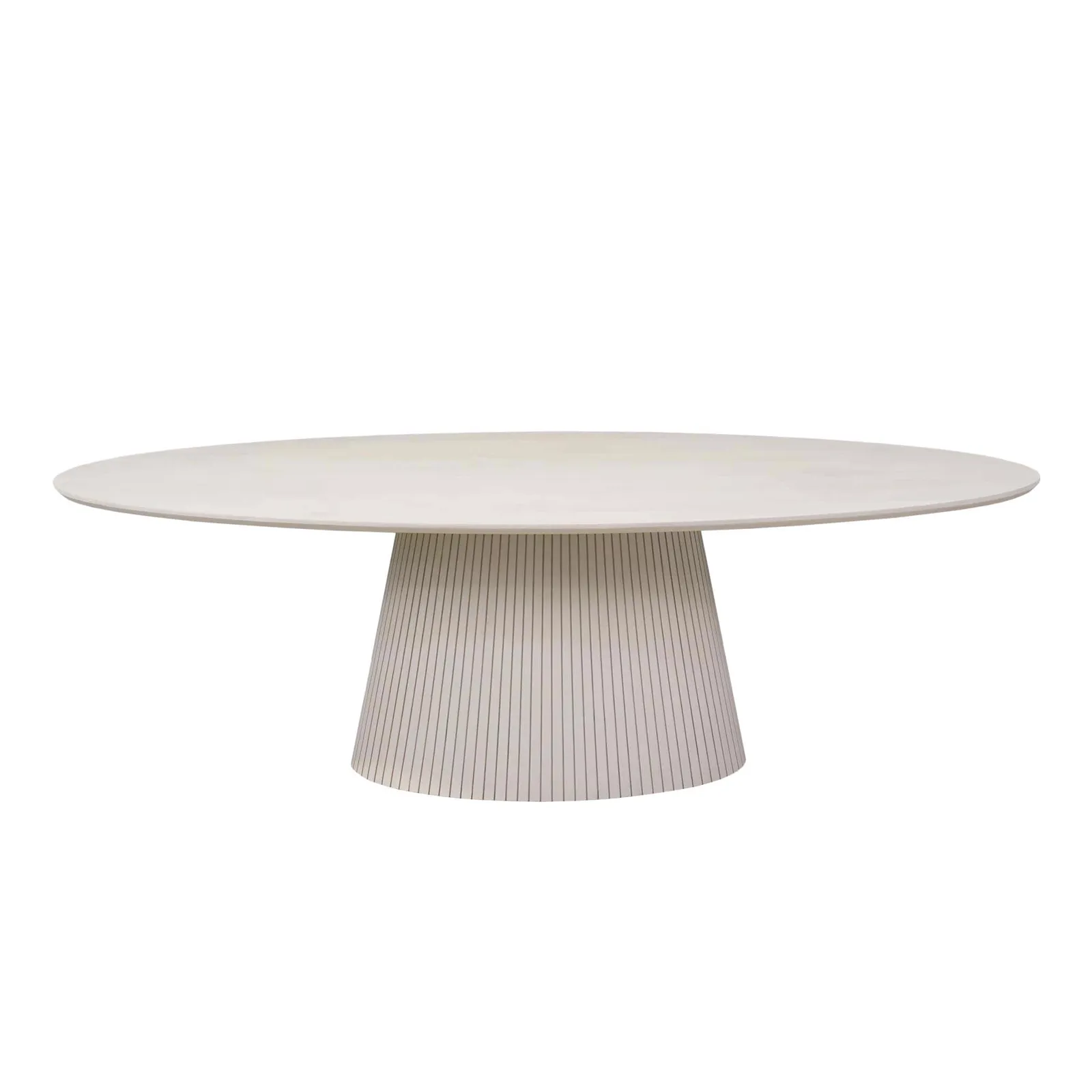 Coffee table Solana Sand Mango Wood 50 cm - Starfurn