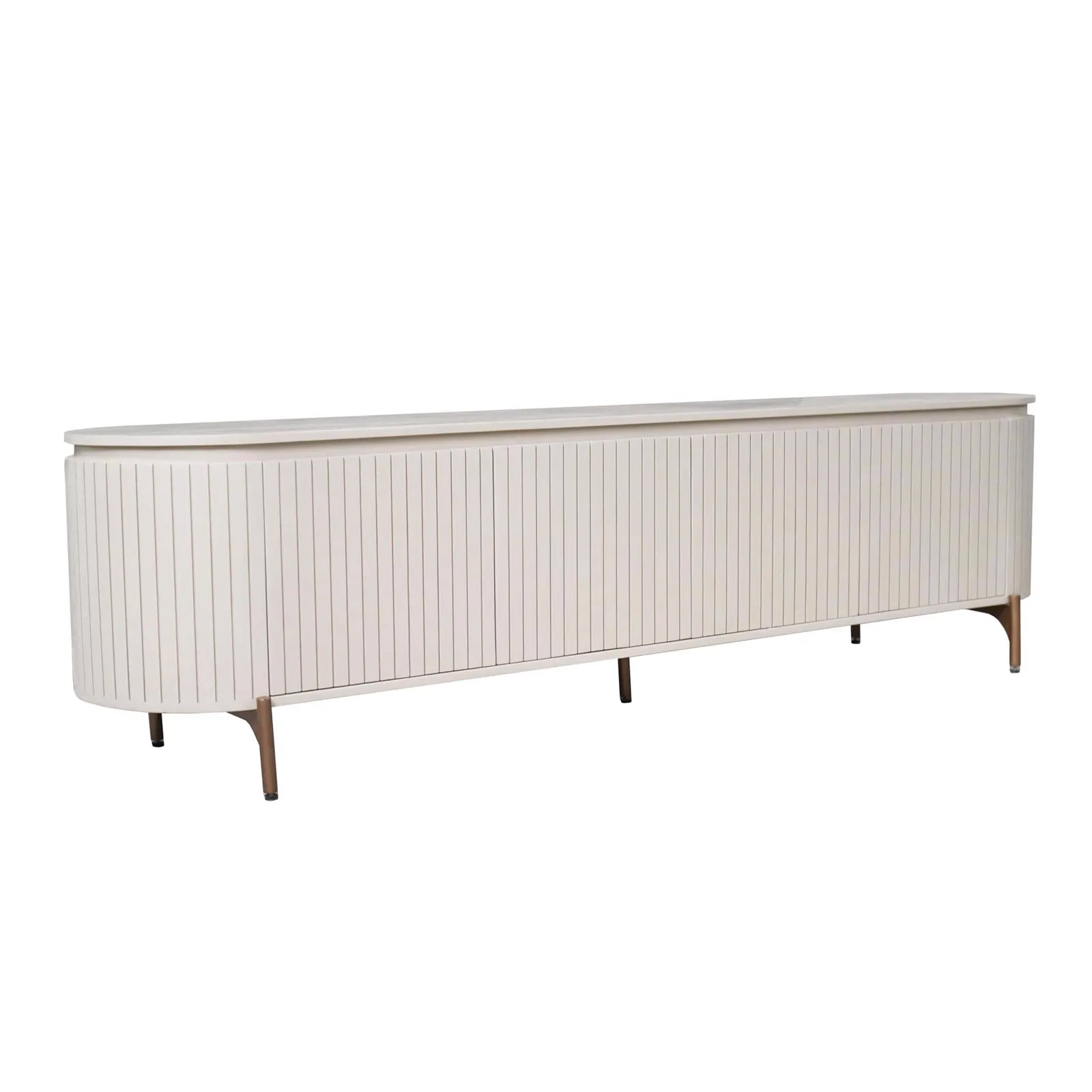 Coffee table Solana Sand Mango Wood 50 cm - Starfurn