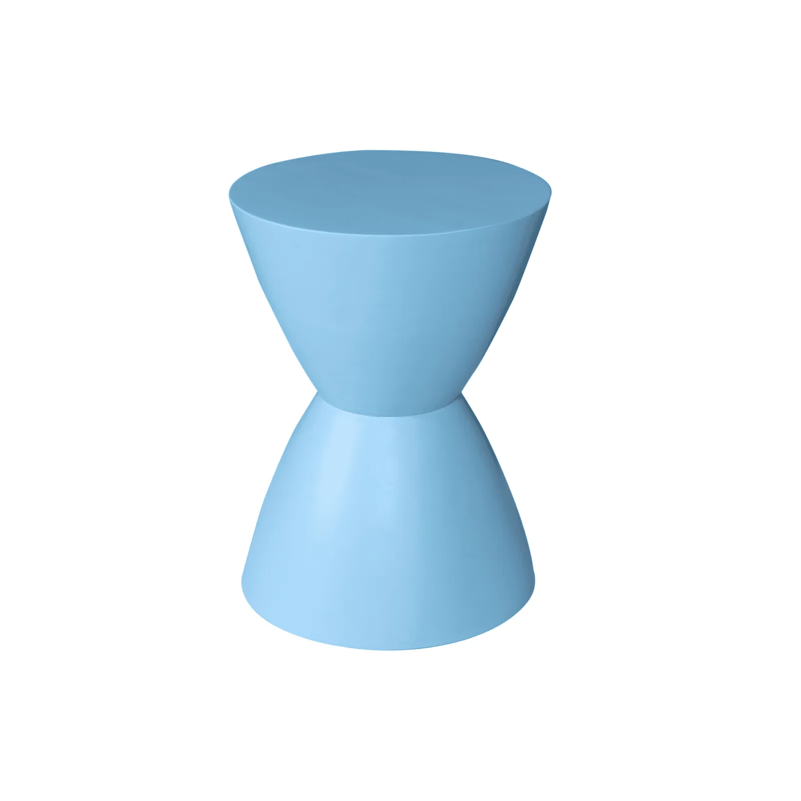 Abbey Side Table Blue Mango Wood 33 cm - Starfurn