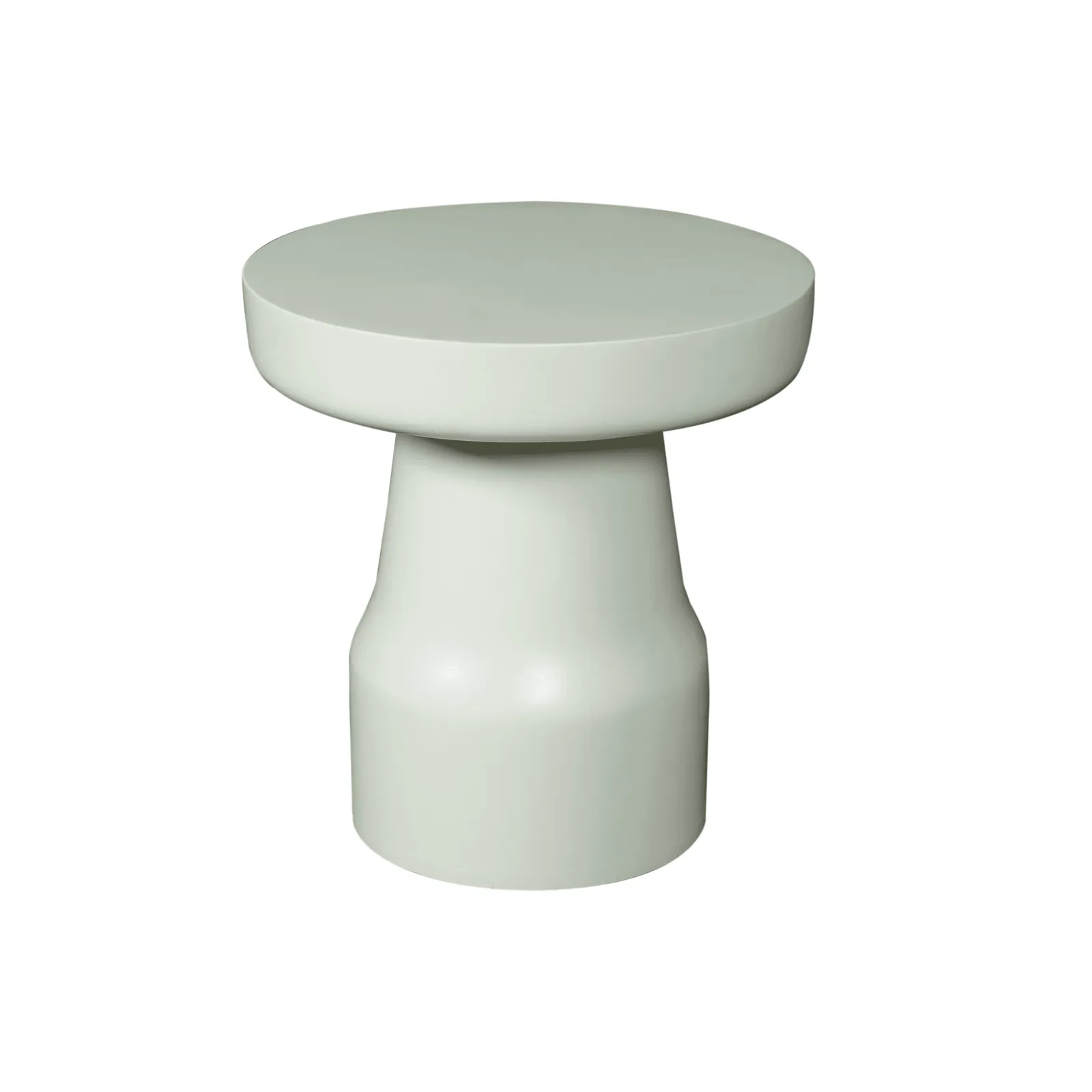 Drum Side Table Green Mango Wood 40 cm - Starfurn