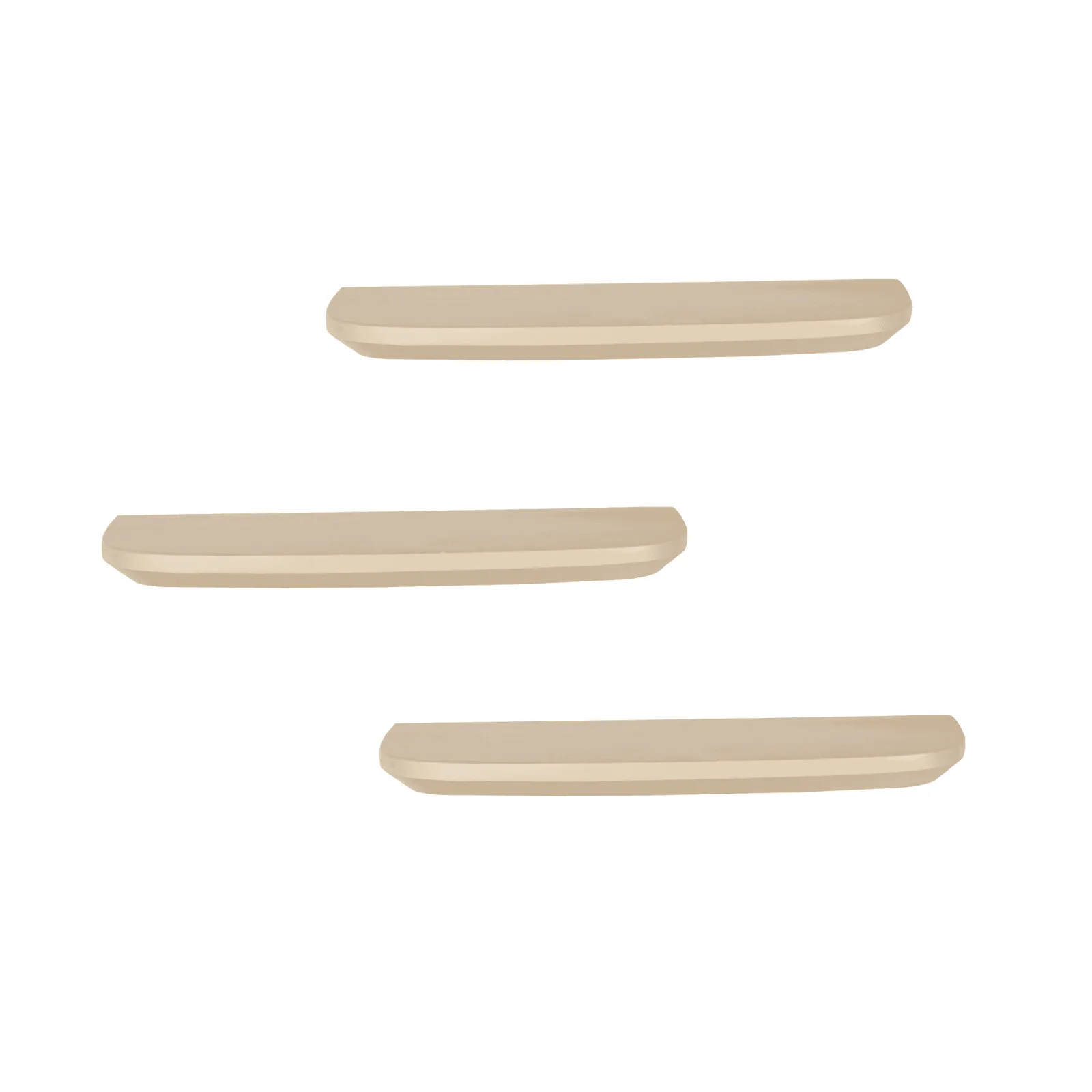 Gusta Wall Shelf Sand | 60 cm | Set of 3 - Starfurn