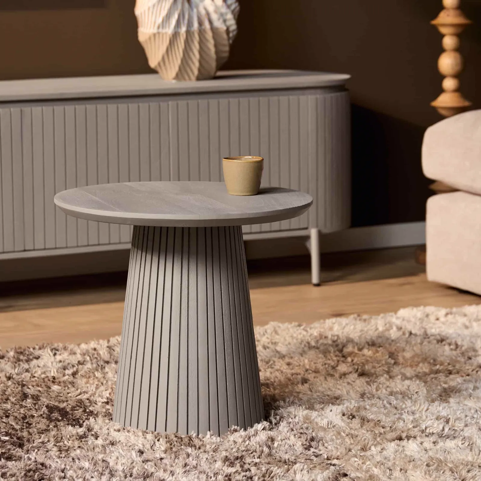 Coffee Table Solana | 50 cm | Taupe - Starfurn