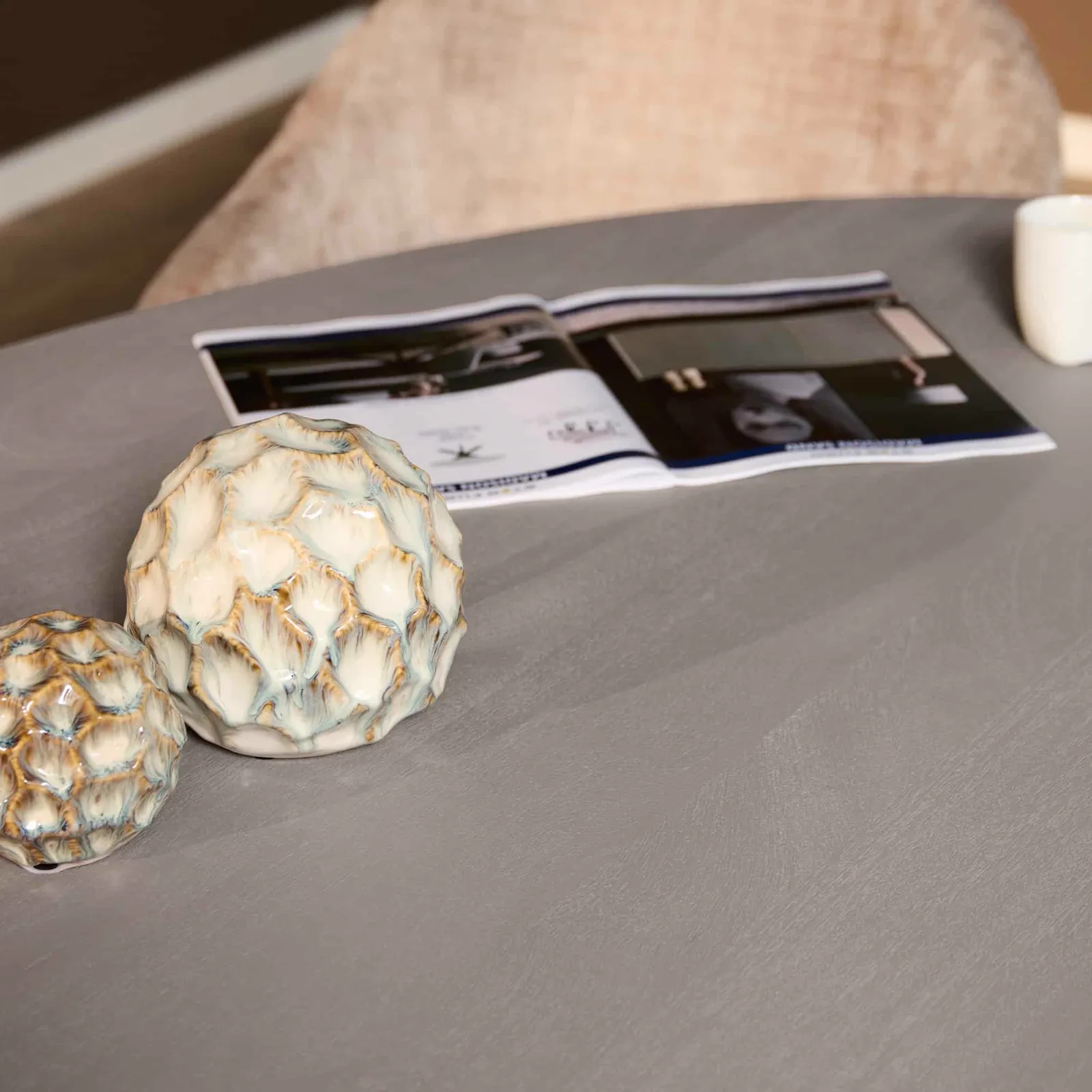 Solana Dining Table | 210 cm | Oval | Taupe - Starfurn