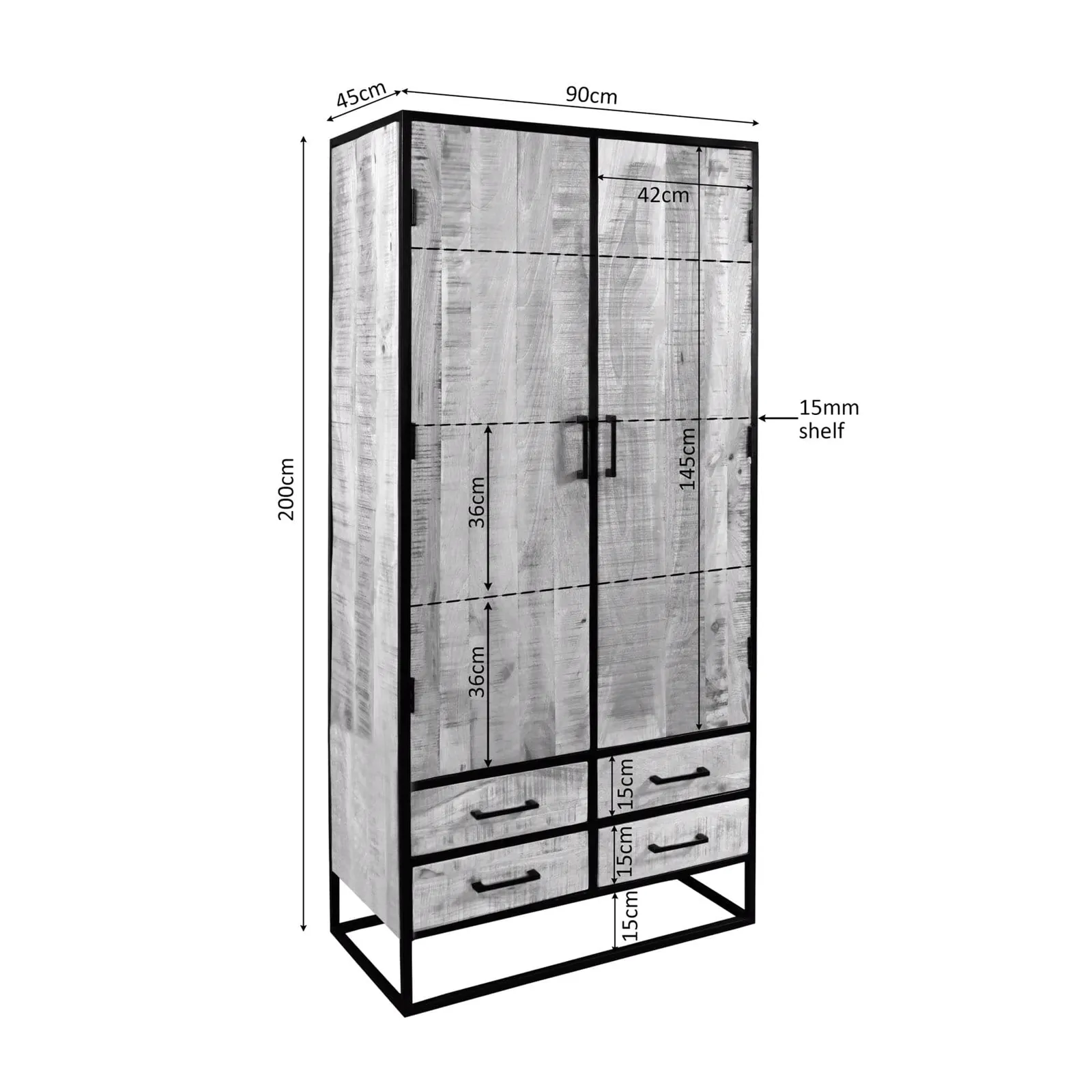 Cabinet Dakota | 90 cm - Starfurn