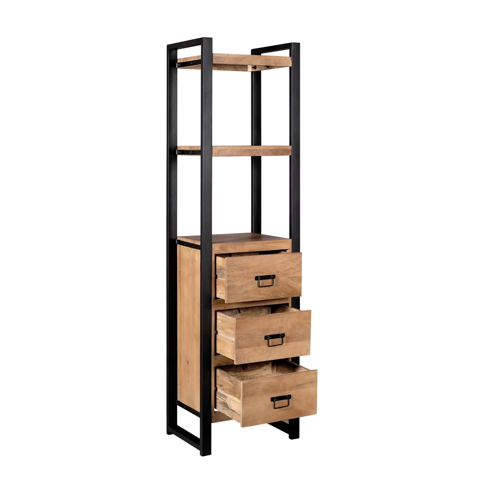 Bookcase Britt | 55 cm | three drawers - Starfurn
