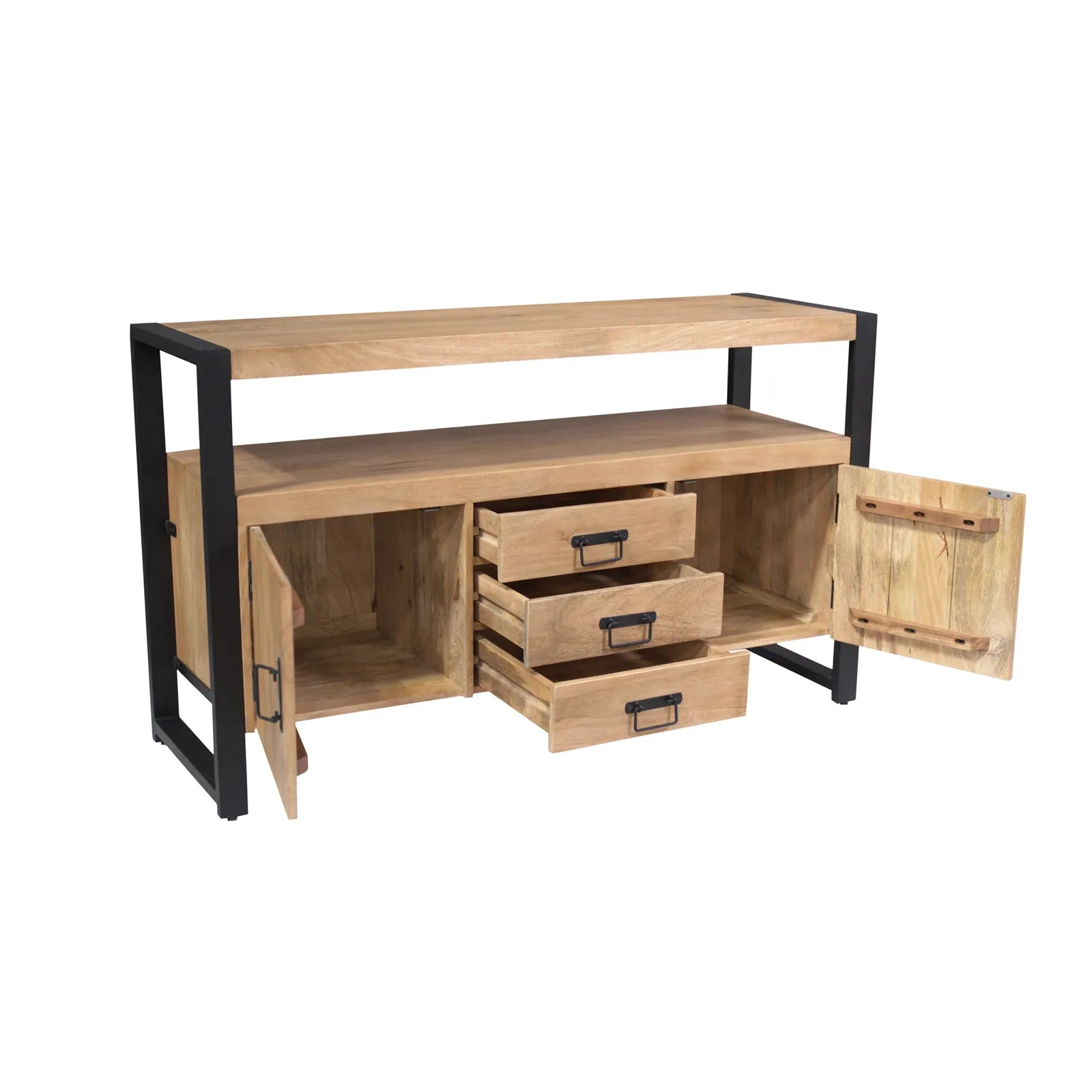 Sideboard Natural Mango Wood 135 cm - Starfurn