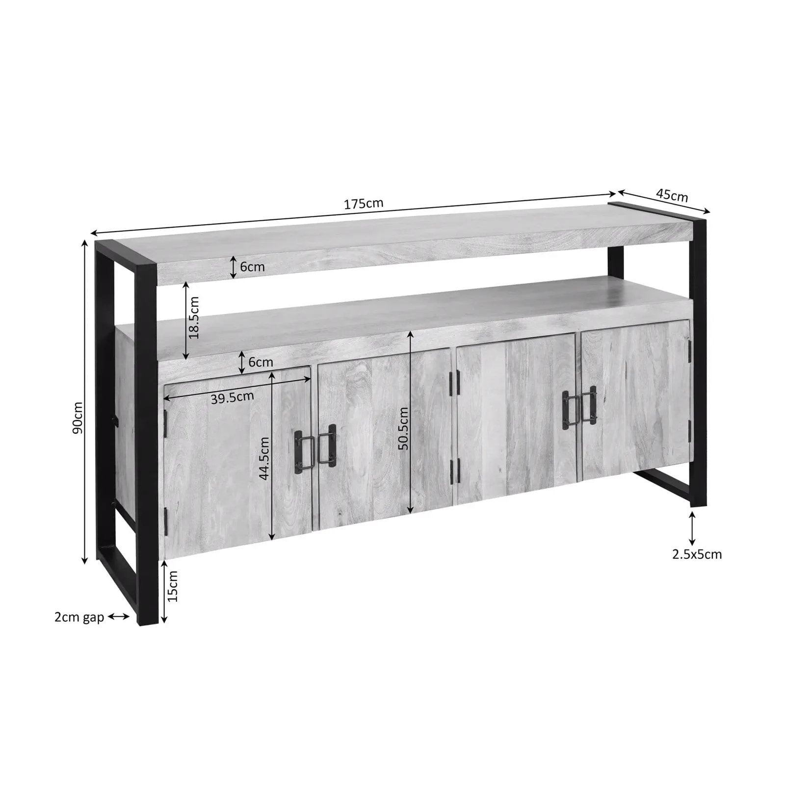 Sideboard Britt | 175 cm - Starfurn