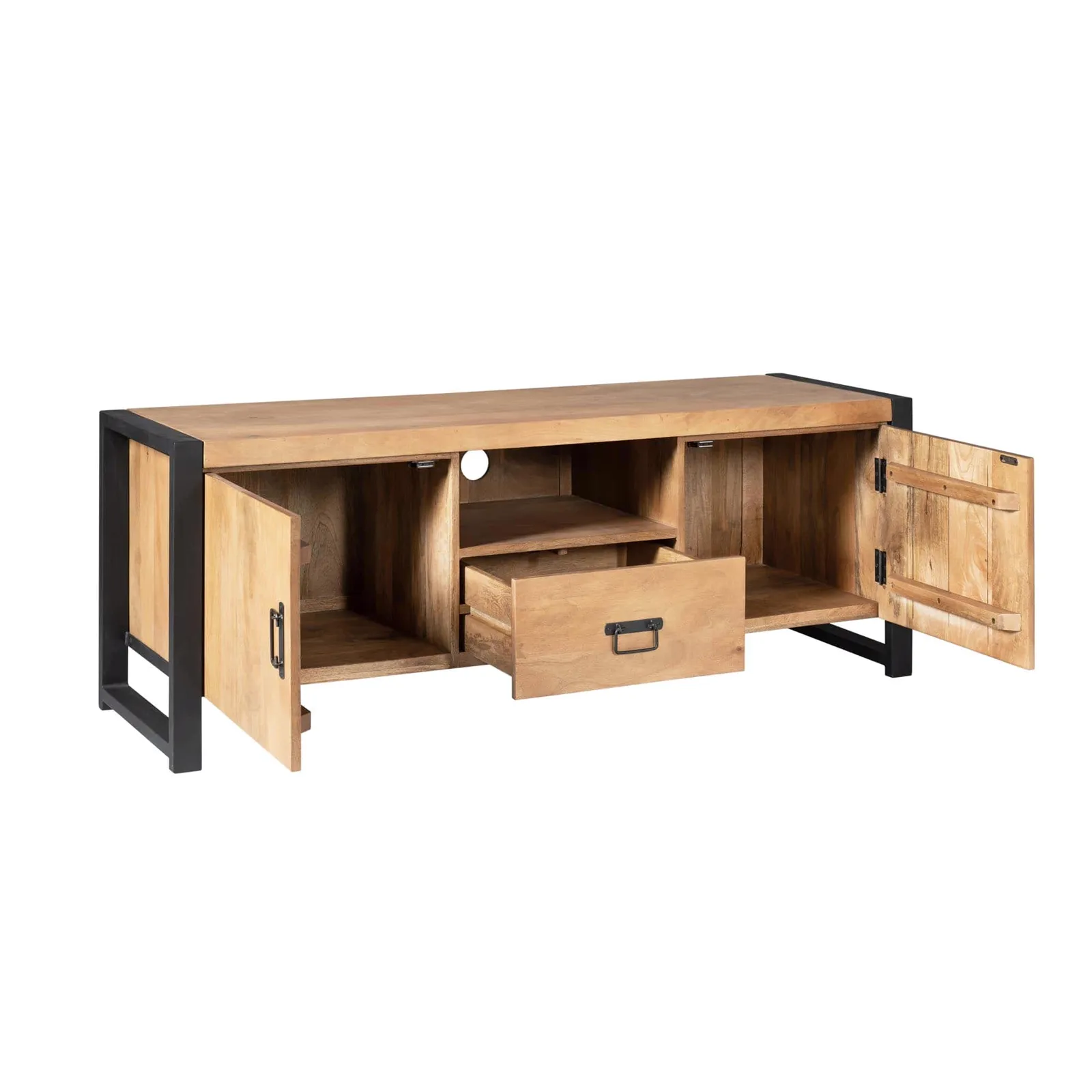 TV Unit Britt | 150 cm | with doors and drawer - Starfurn