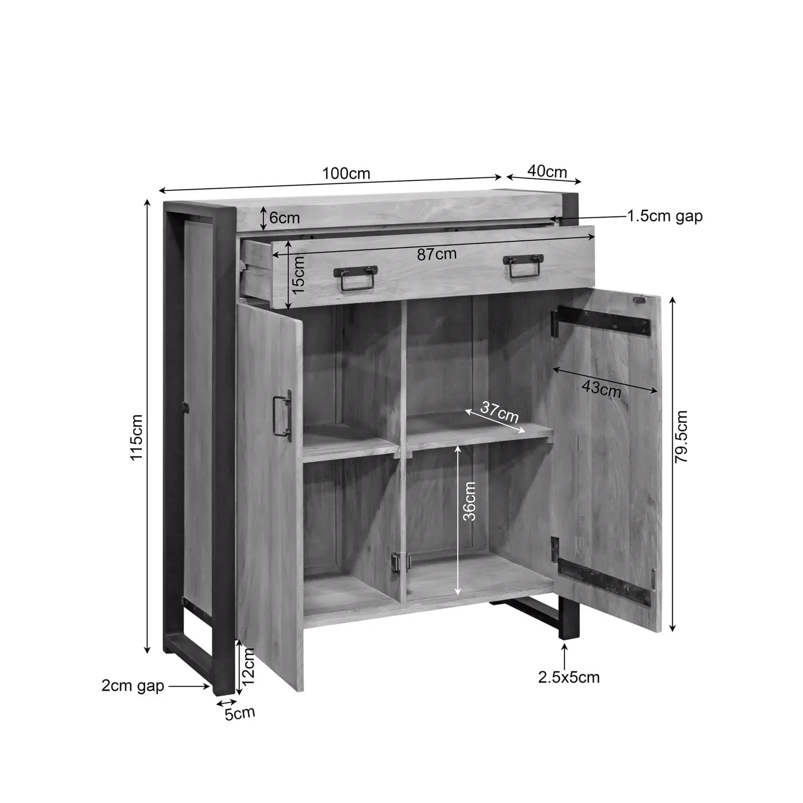 Cabinet Britt | 100 cm - Starfurn