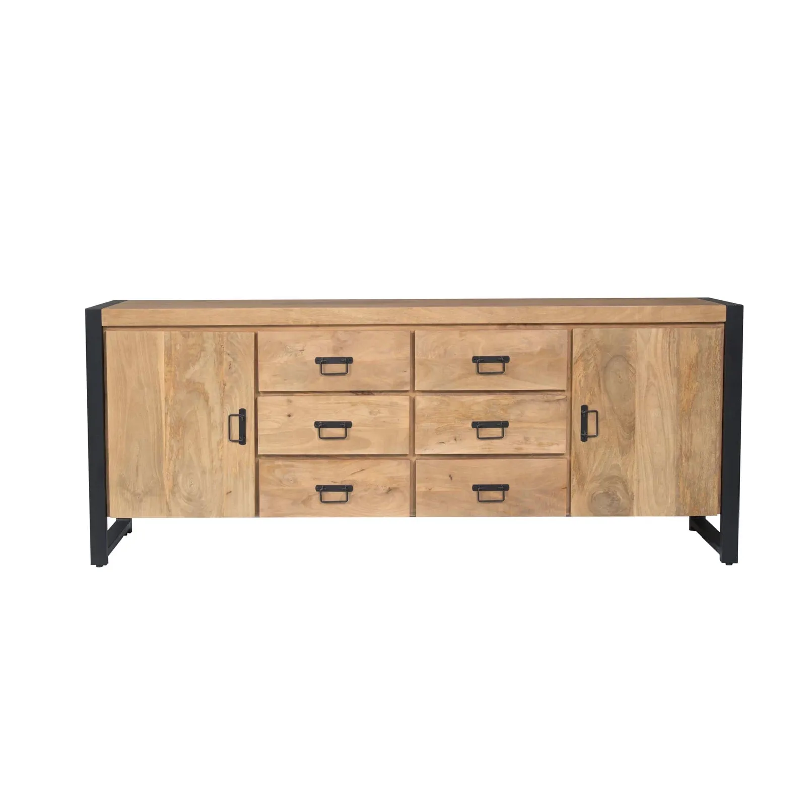Britt Sideboard Natural Mango Wood 200 cm - Starfurn