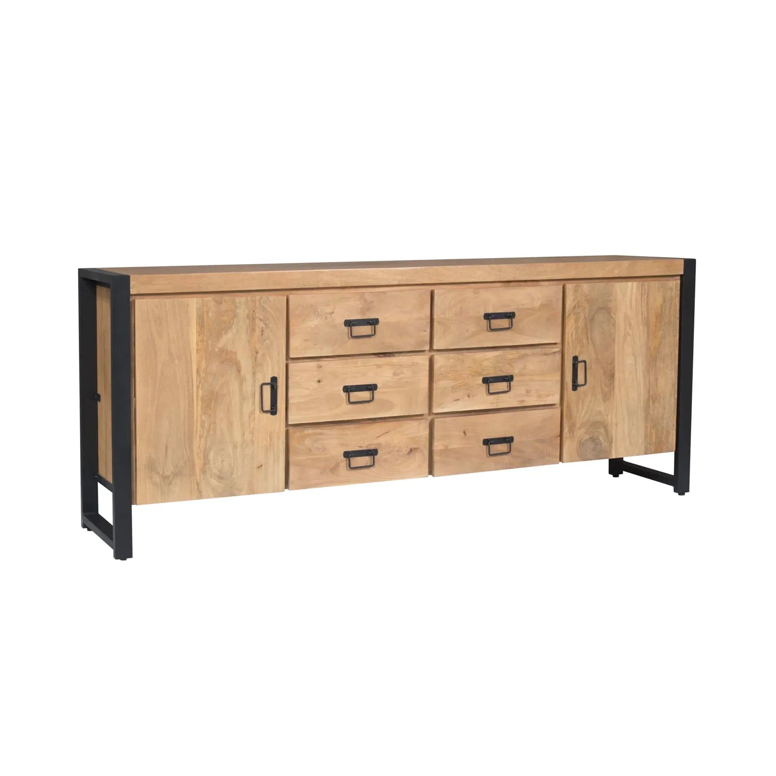 Britt Sideboard Natural Mango Wood 200 cm - Starfurn