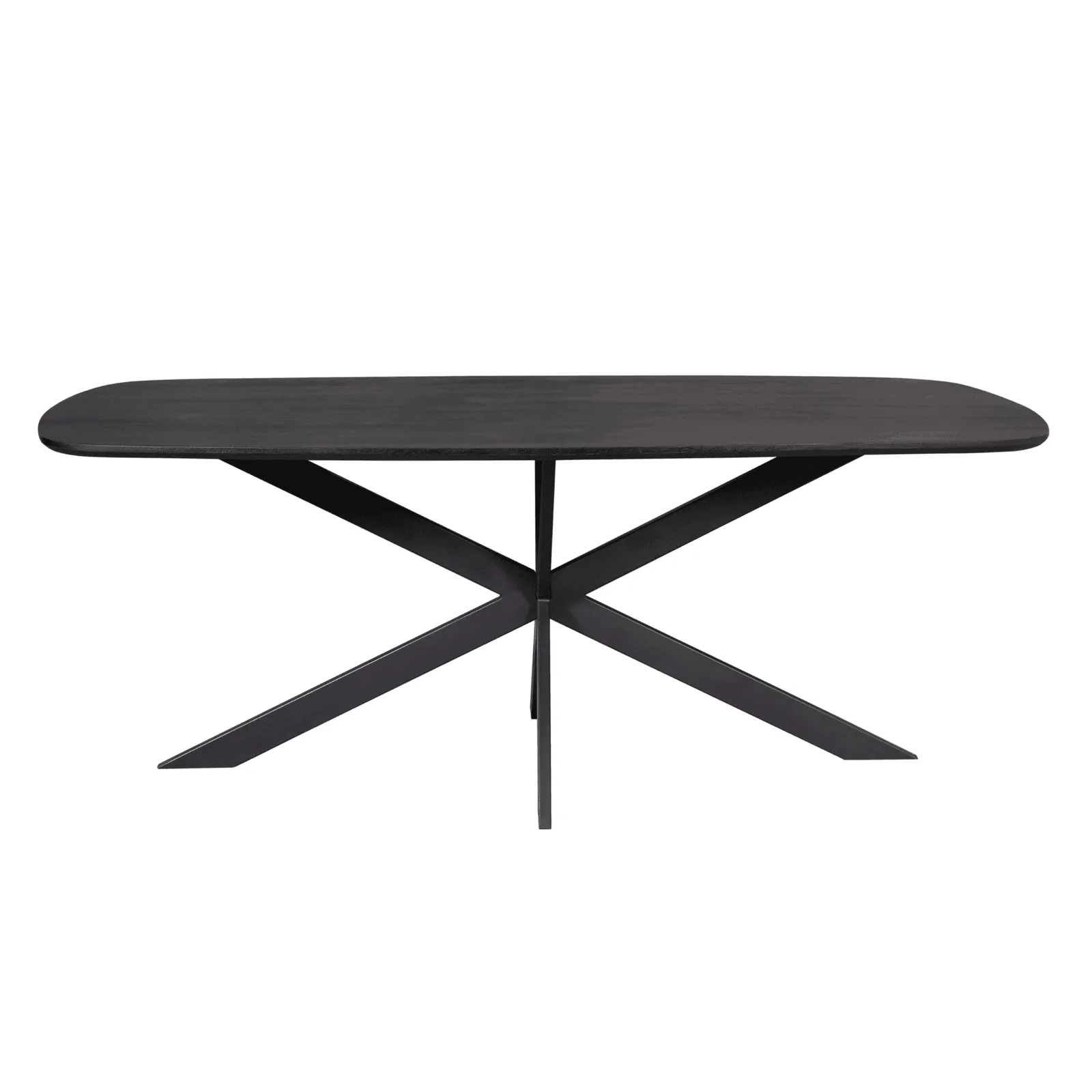 Dining Table Elegance Black | 240 cm | Danish oval - Starfurn
