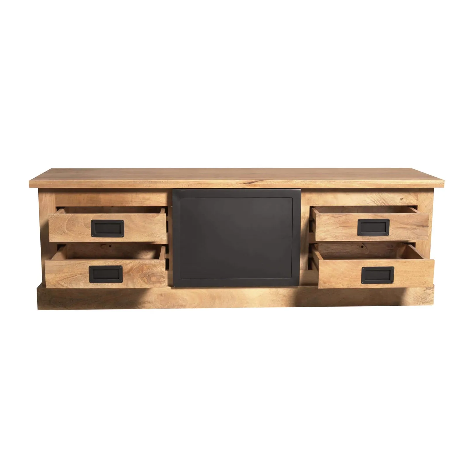 Noa TV Unit Natural Mango Wood 155 cm - Starfurn