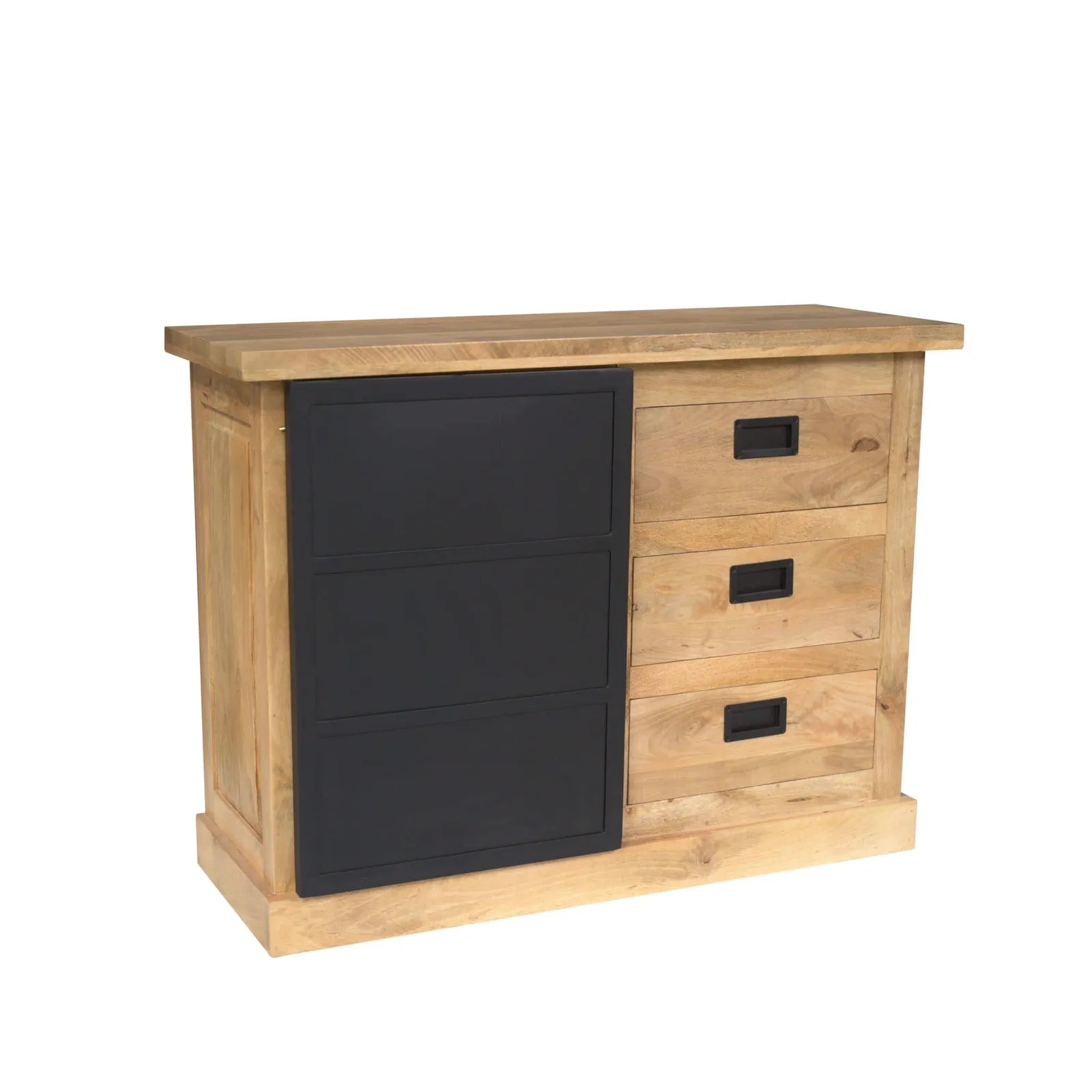 Drawer Cabinet Noa Natural Mango Wood 100 cm - Starfurn