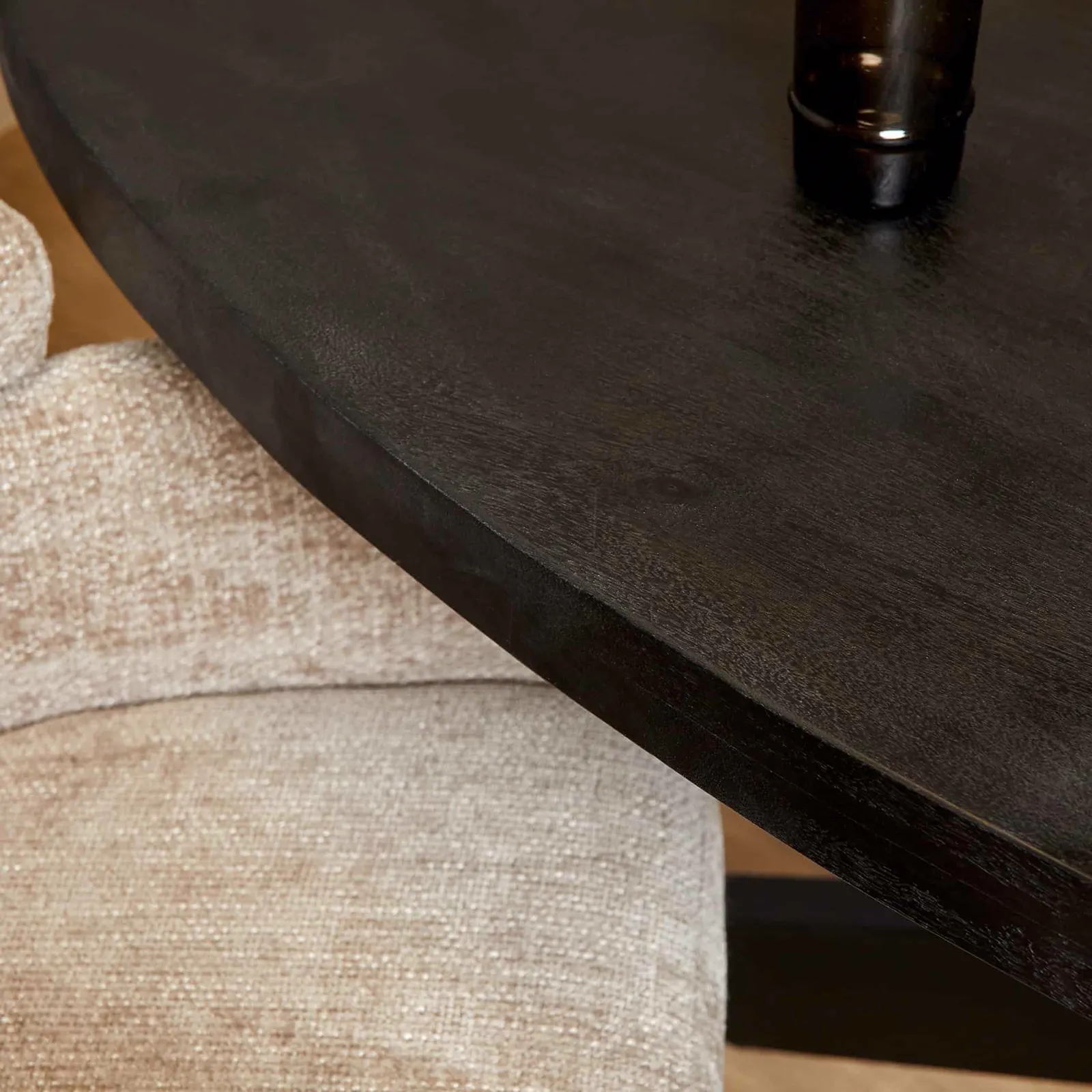 Dining Table Denver Black | 180 cm | Oval - Starfurn