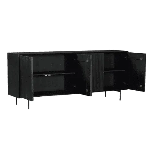 Sideboard Madison Black | 210 cm - Starfurn