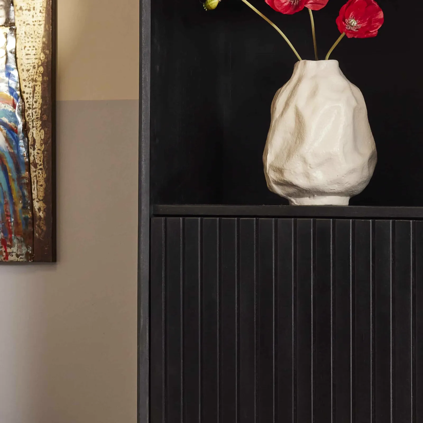 Madison Black Bookcase | 55 cm - Starfurn