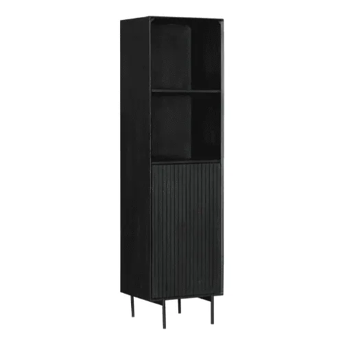 Madison Black Bookcase | 55 cm - Starfurn