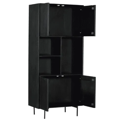 Compartment cabinet Madison Black | 90 cm - Starfurn
