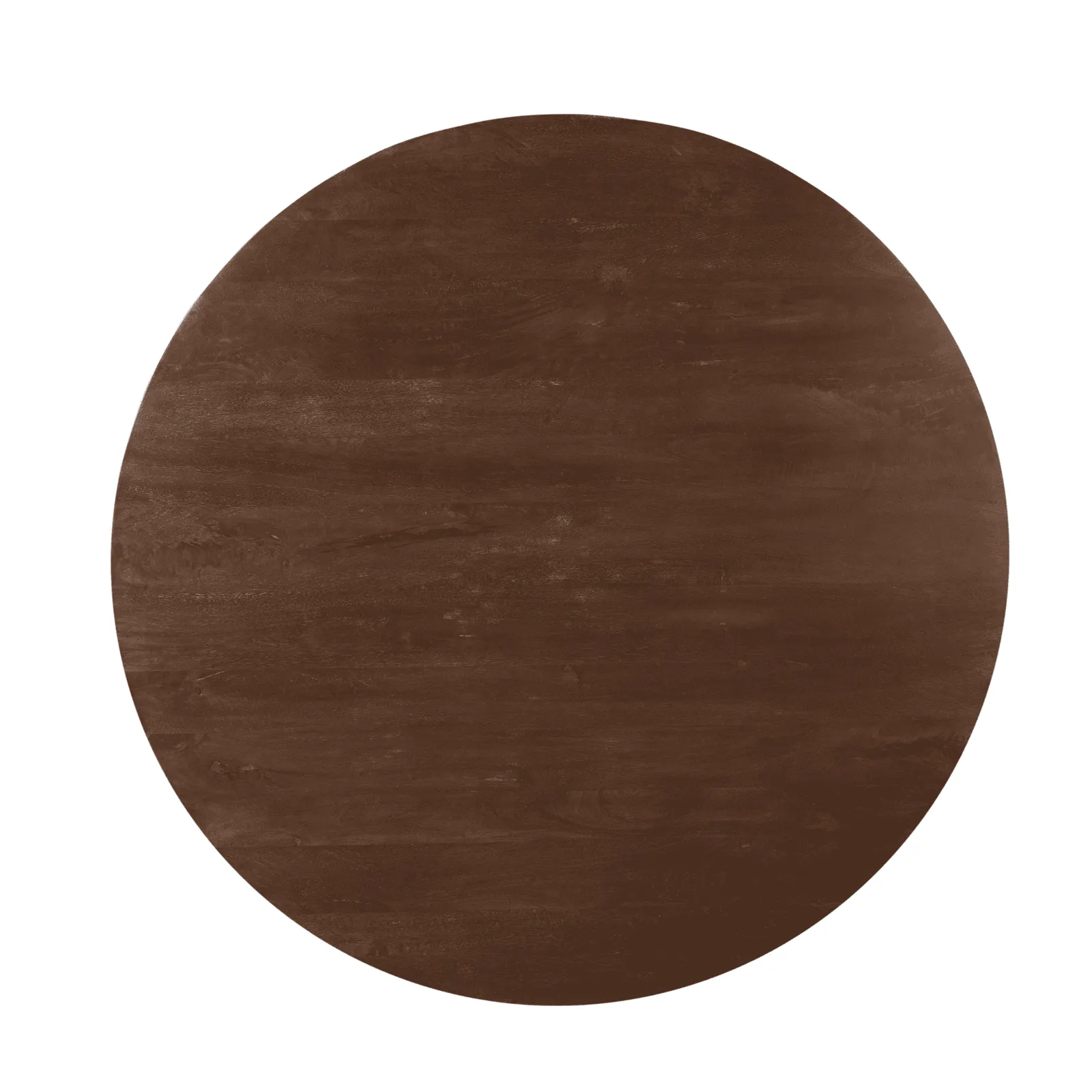 Round dining table Madison Brown Mango Wood 150 cm - Starfurn