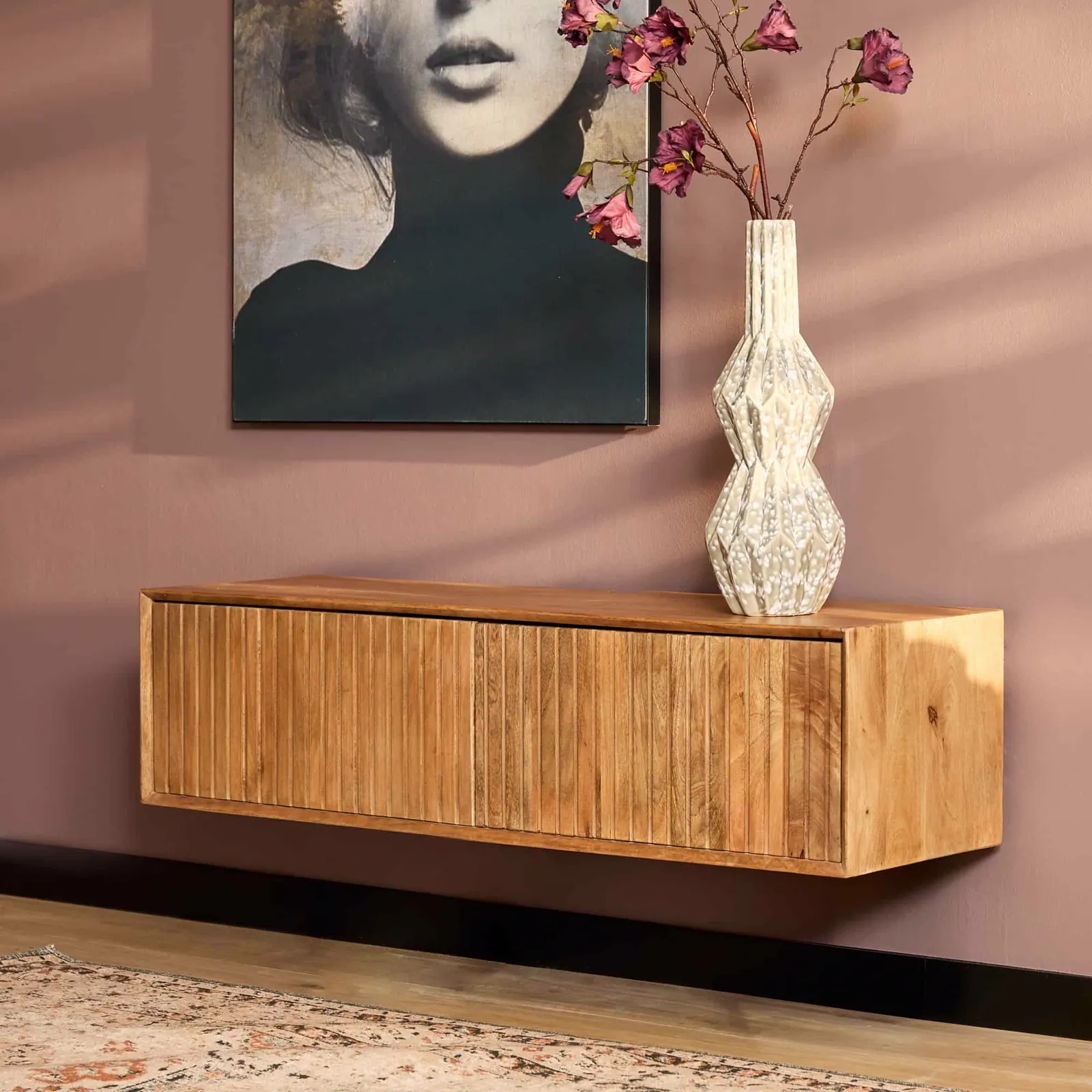 Floating TV Unit Madison Natural | 120 cm - Starfurn