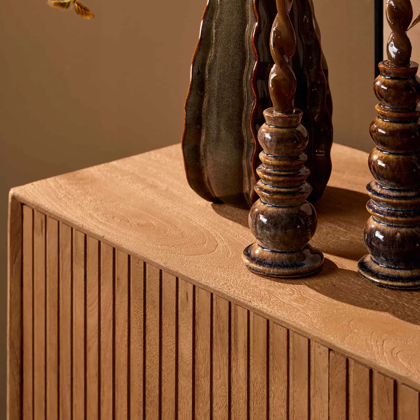 Sideboard Madison Natural Mango Wood 210 cm - Starfurn