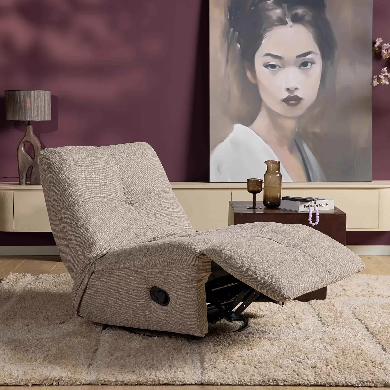 Relax Armchair Lazy | Taupe - Starfurn