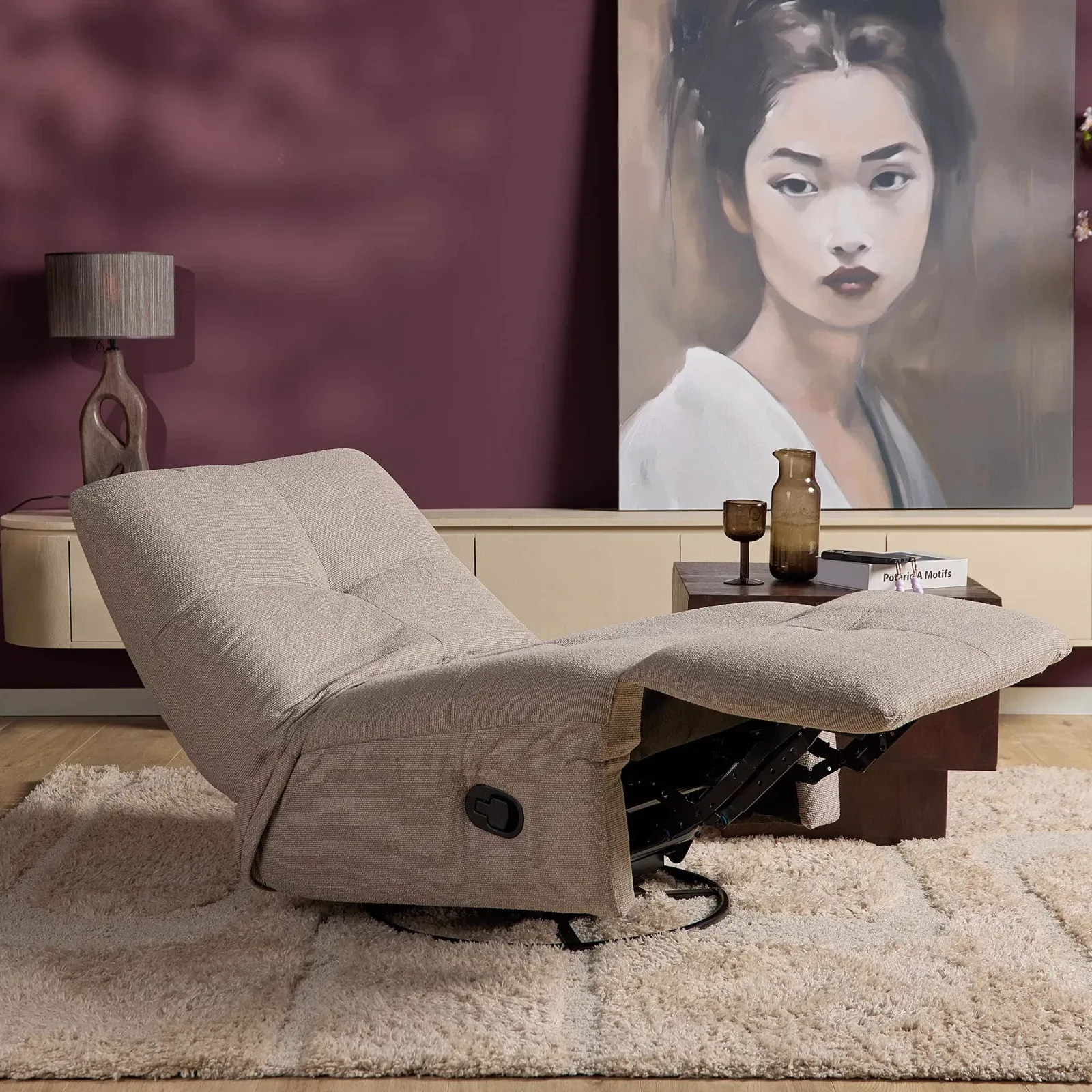 Relax Armchair Lazy | Taupe - Starfurn