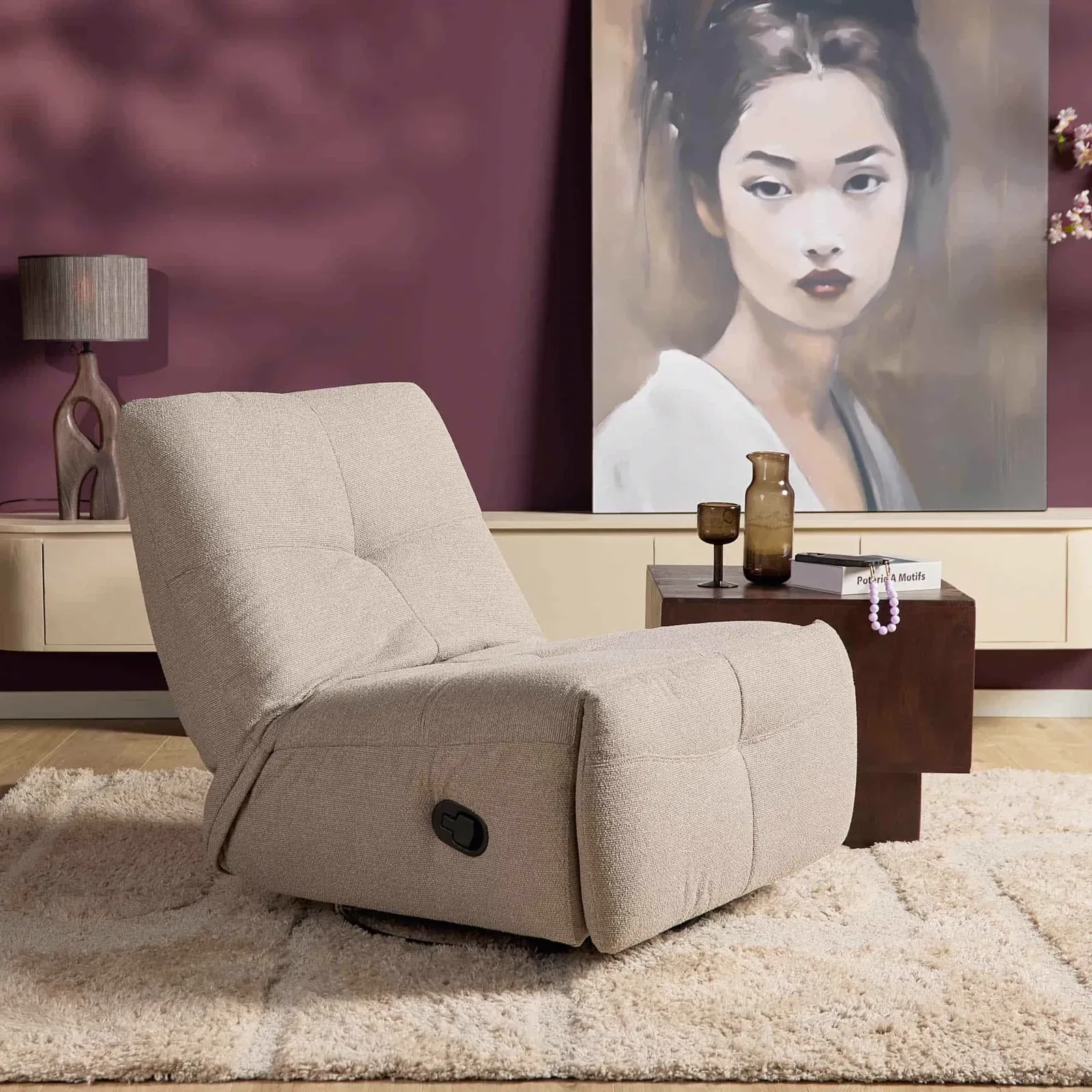 Relax Armchair Lazy | Taupe - Starfurn