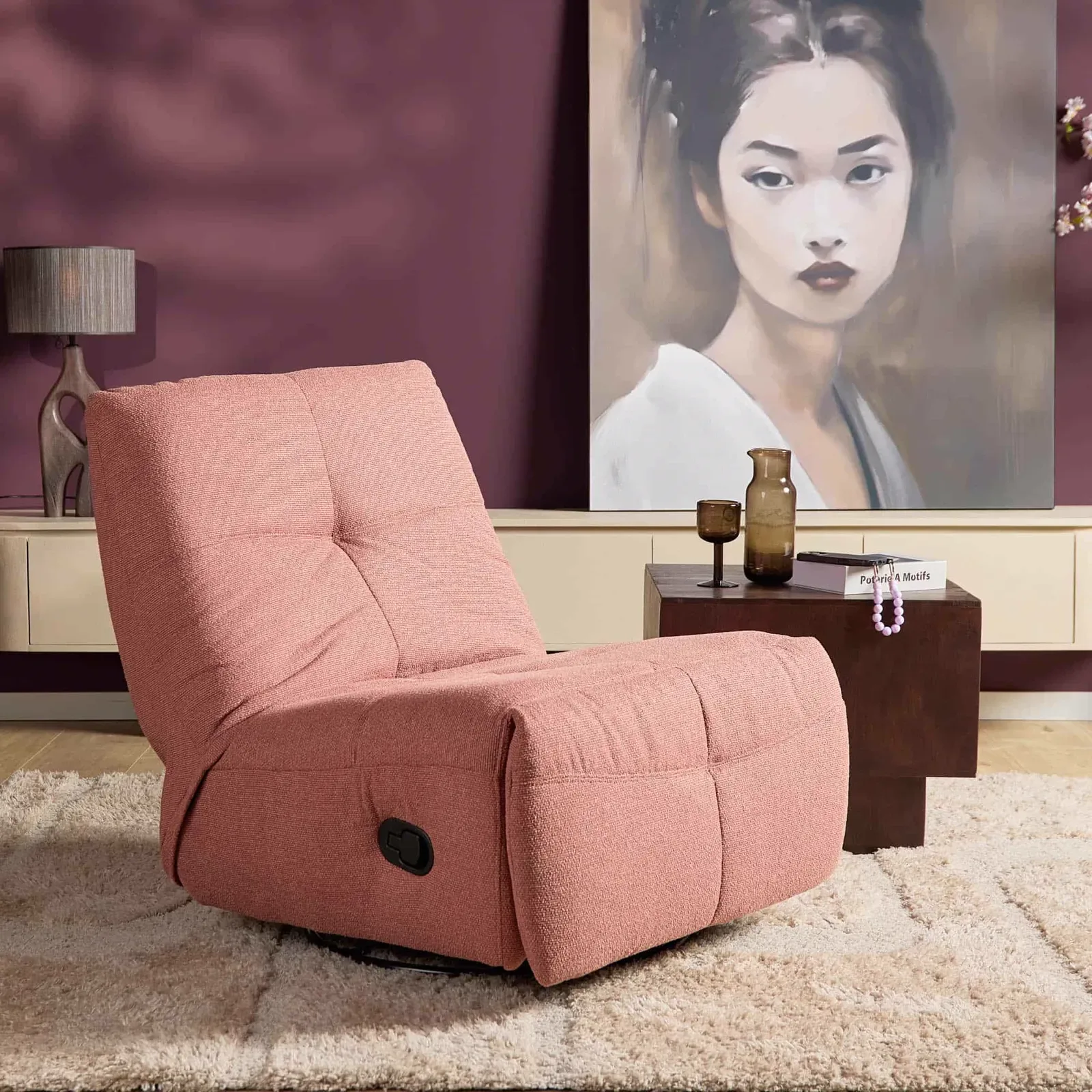 Lazy Relaxing Armchair | Pink - Starfurn