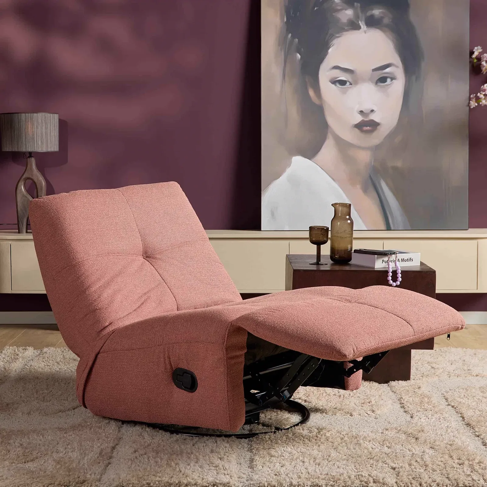 Lazy Relaxing Armchair | Pink - Starfurn
