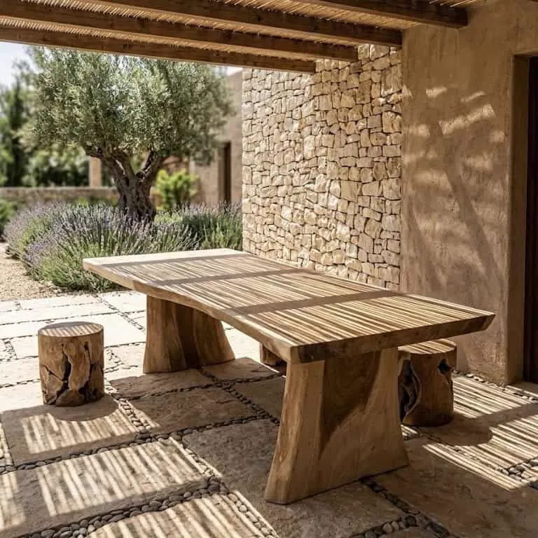 Boomstamtafel Suarhout | Houten Poten | Ibiza Stijl