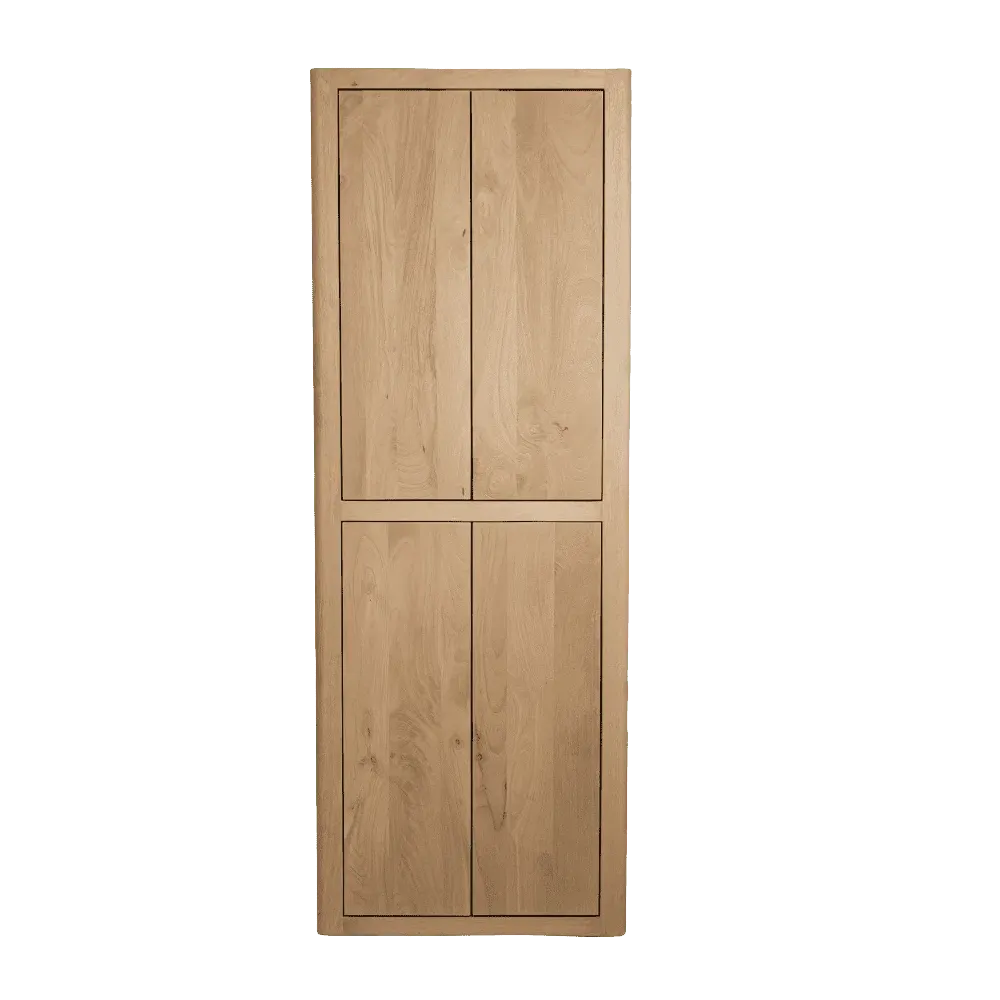Tenna storage cabinet natural 4-door 80 cm - Tower Living