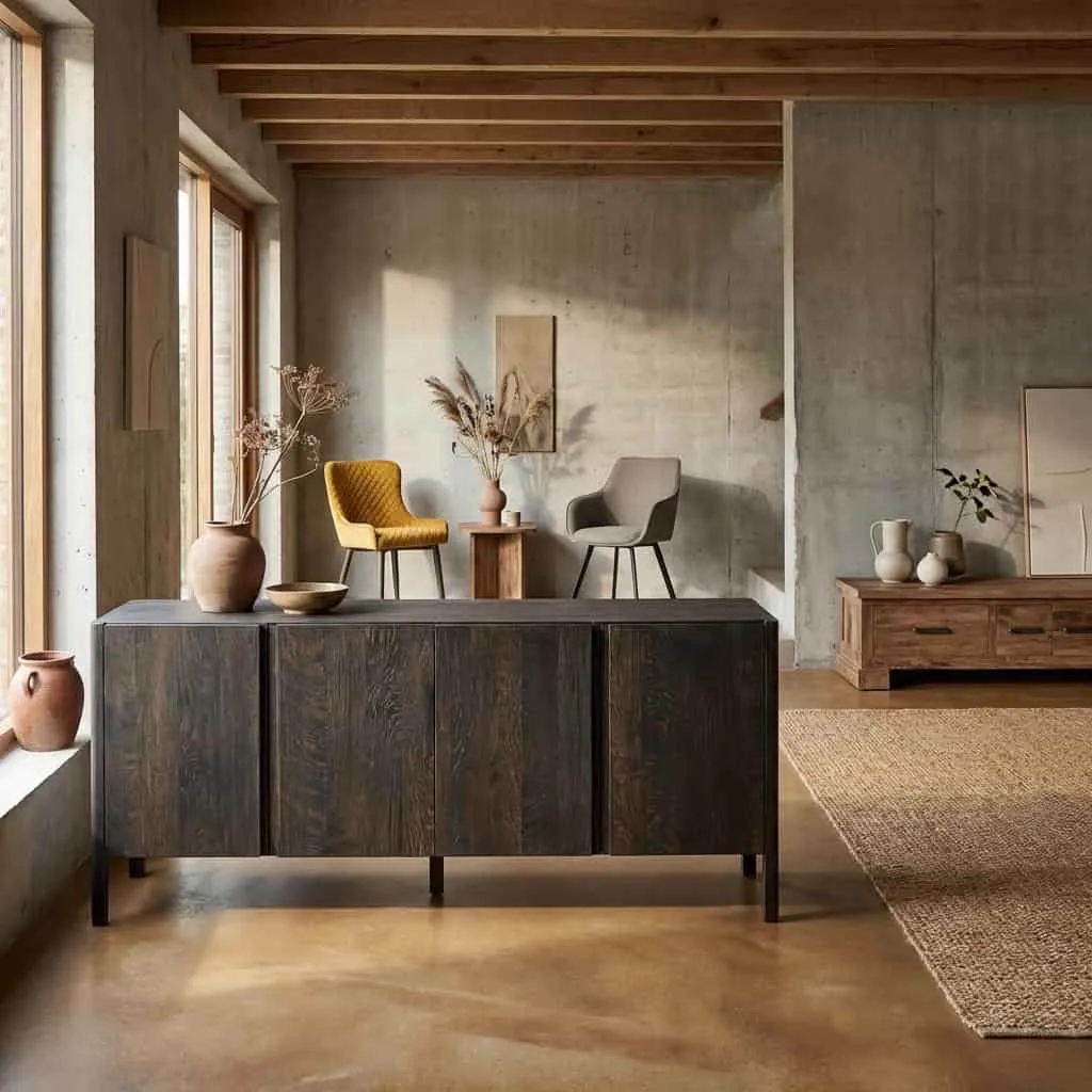 Sideboard Amalfi basalt 200 cm - Tower Living