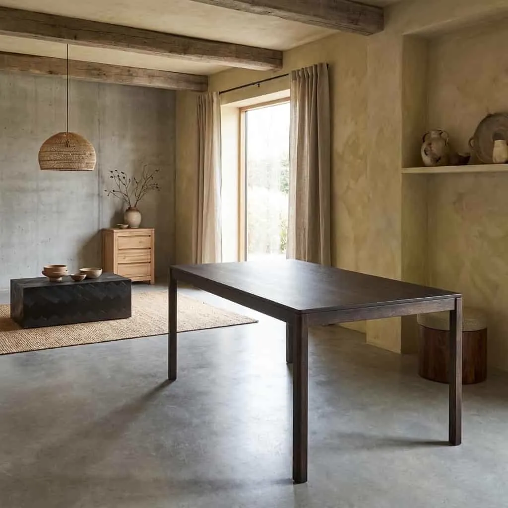 Amalfi dining table basalt - Tower Living