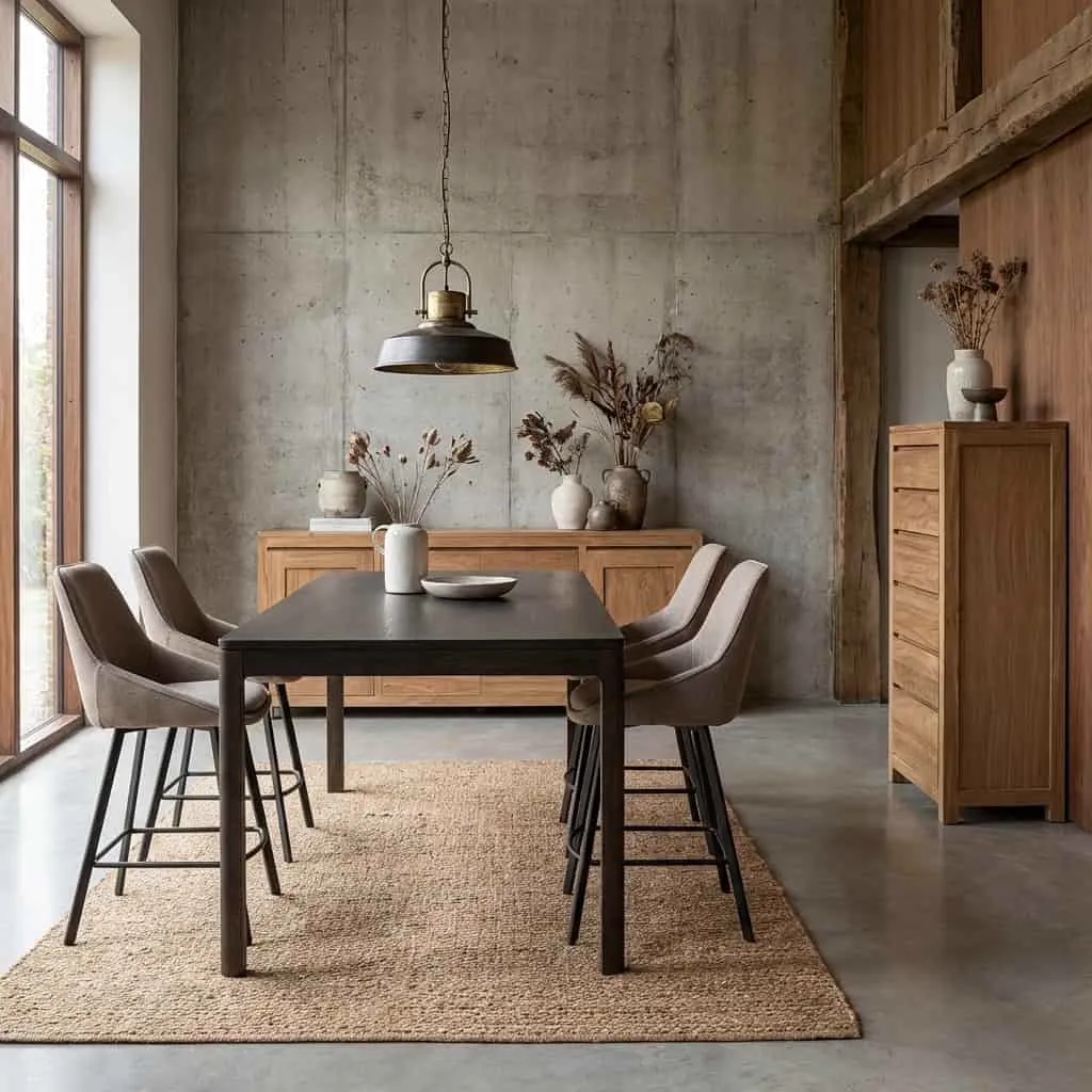 Amalfi dining table basalt - Tower Living