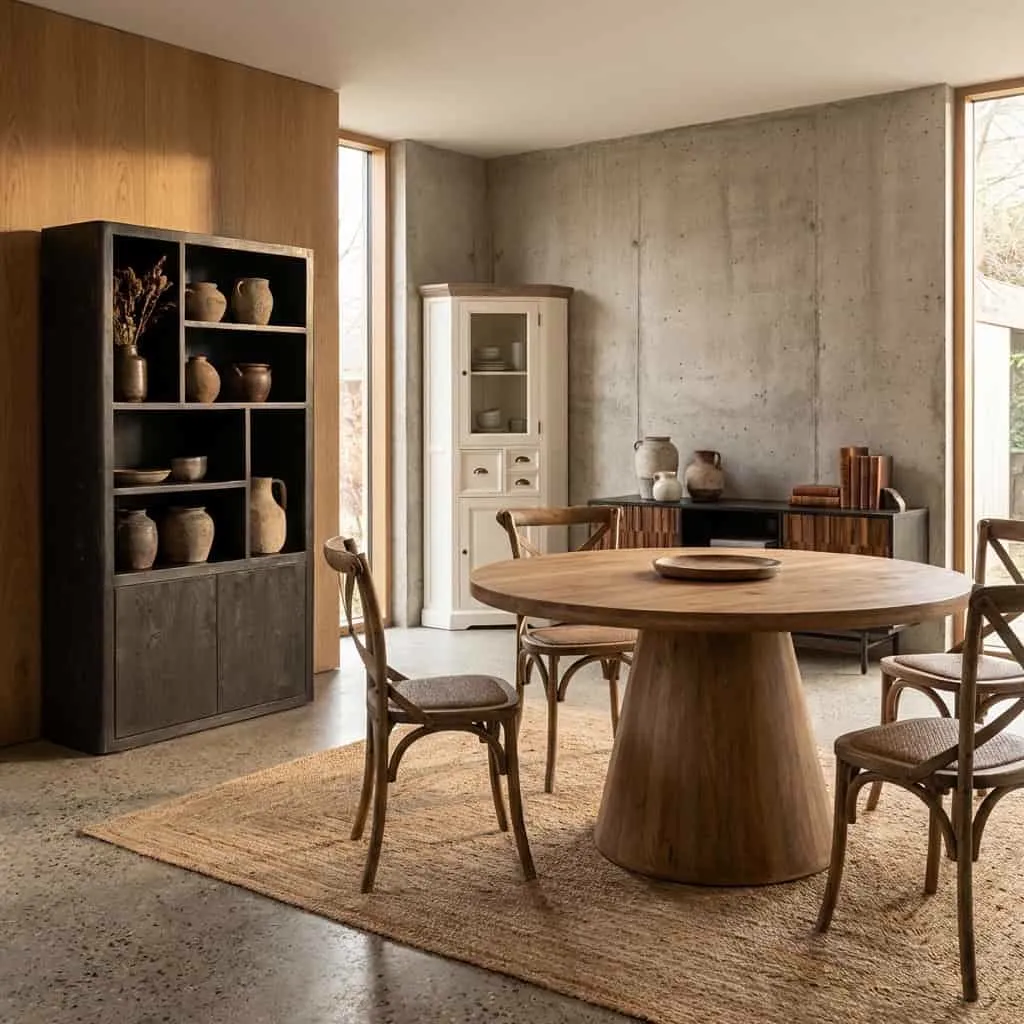 Esstisch Asti rund natur - Tower Living