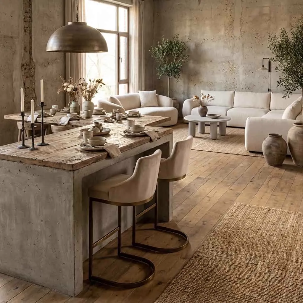 Barstoel Bolton khaki velvet brushed gold brandvertragend (set van 2) - Richmond Interiors