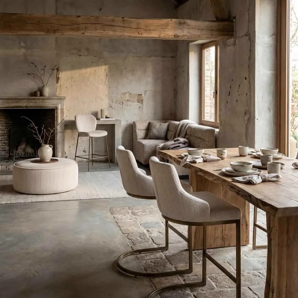 Barhocker Bolton natural renegade (Set aus 2) - Richmond Interiors