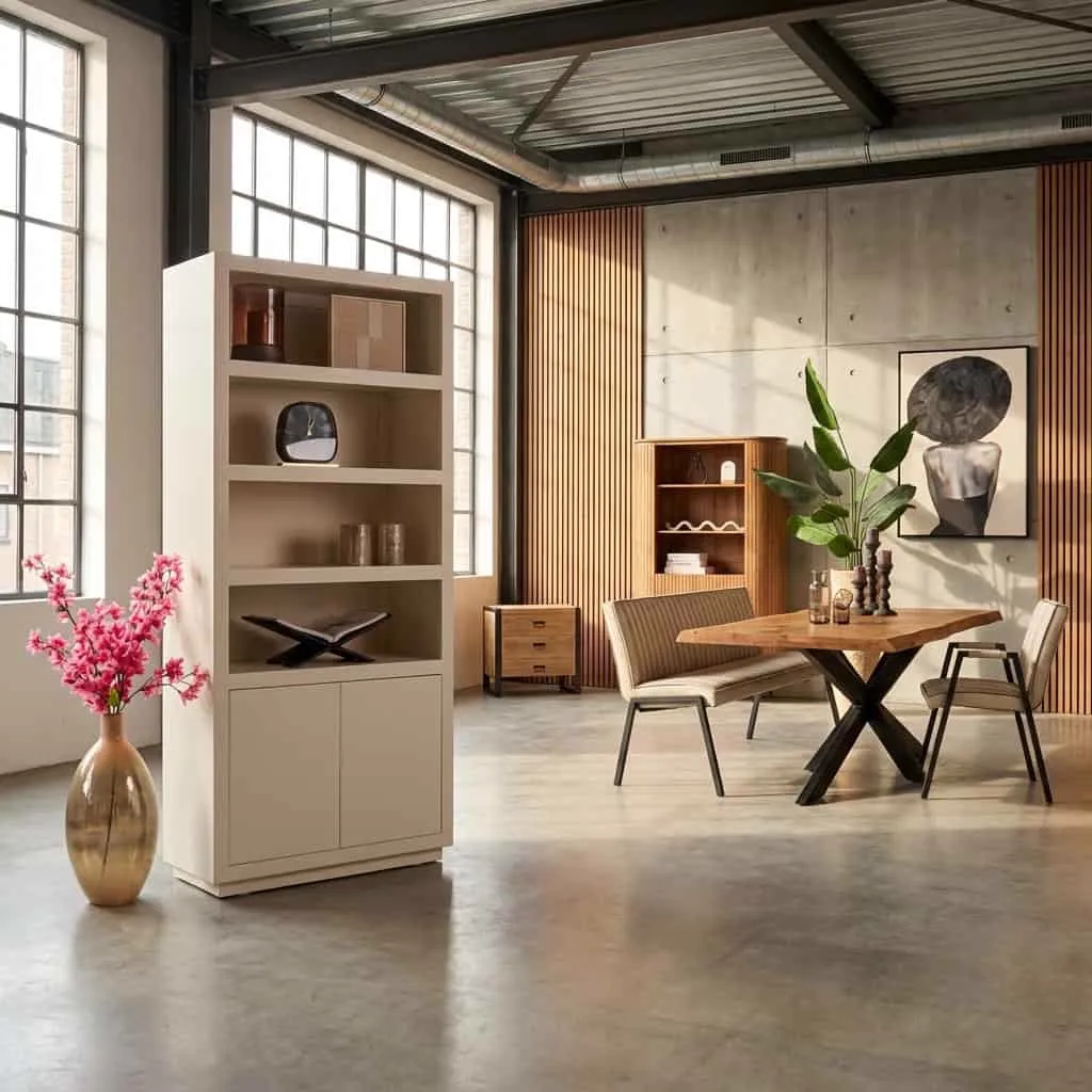 Boekenkast Brussel Sand | 90 cm - Starfurn