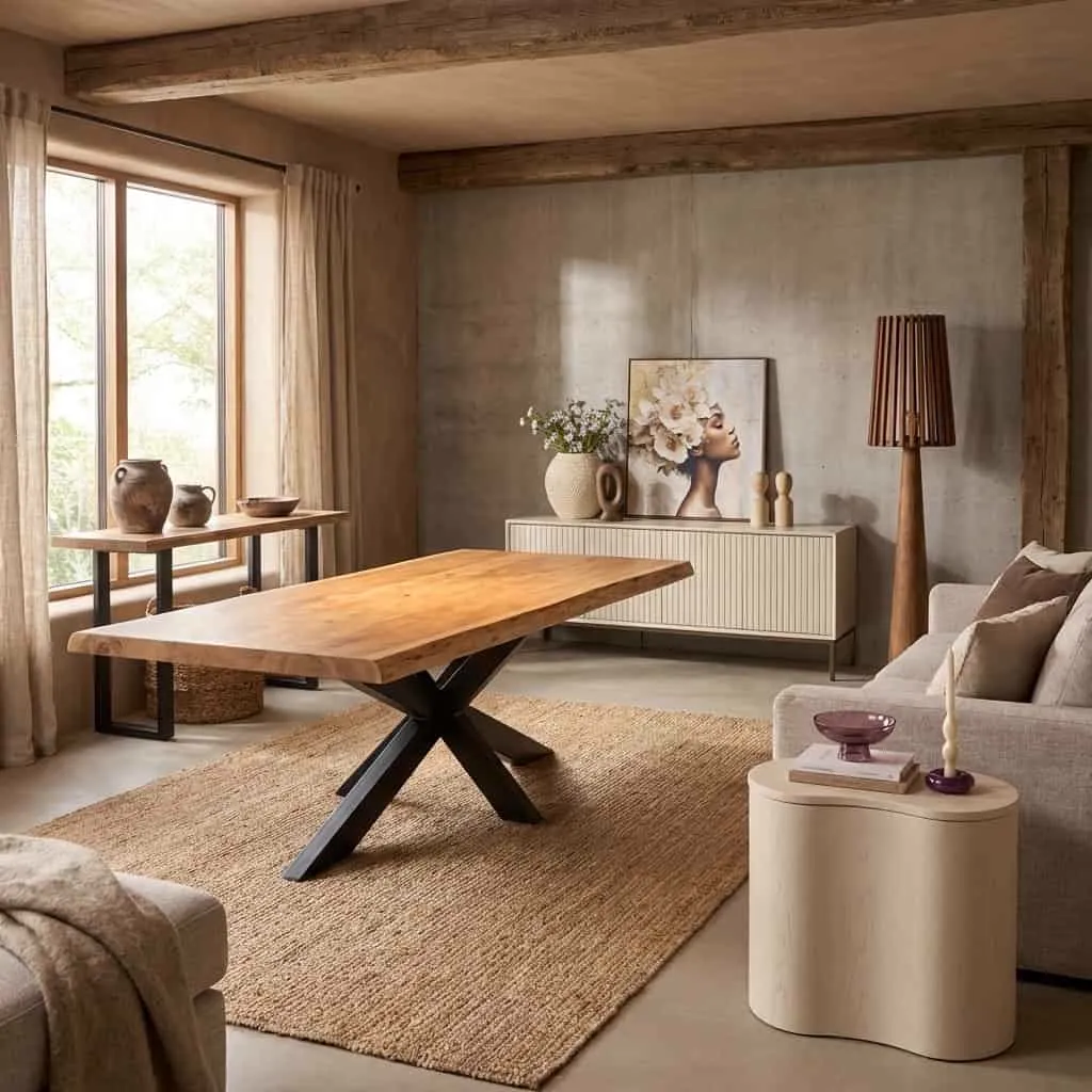 Salontafel Boomstam Live Edge 120 cm - Starfurn