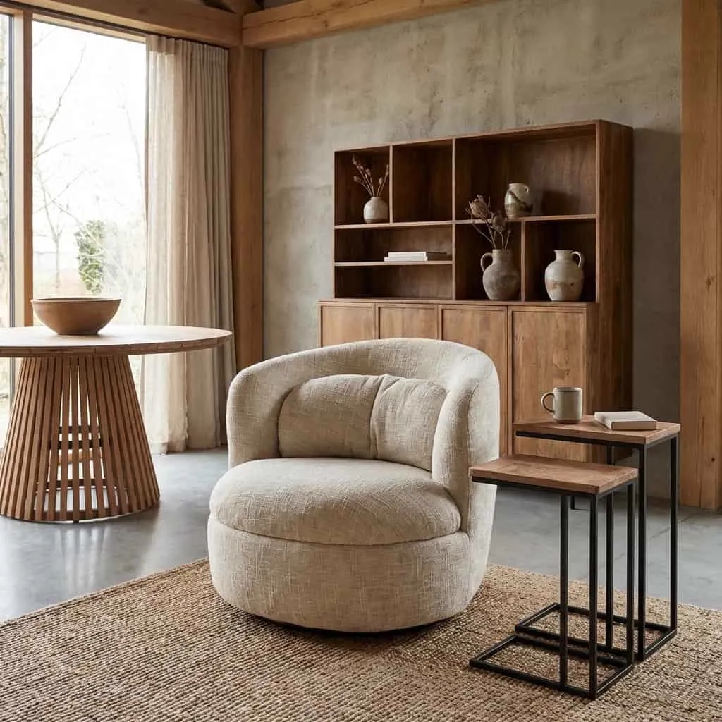 Sessel Britt Cream - Livingfurn