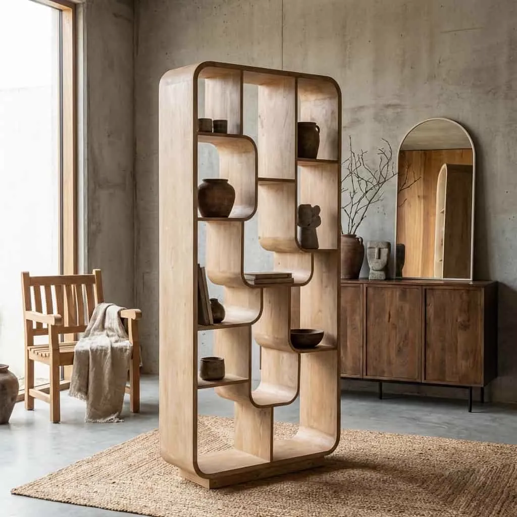 Boekenkast Logan Almond - Brix