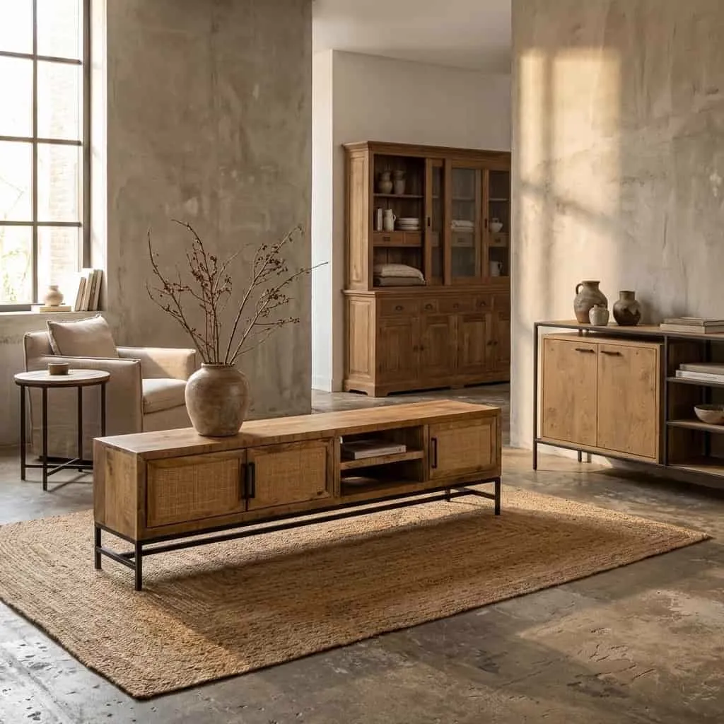 TV Unit Carini natural - Tower Living