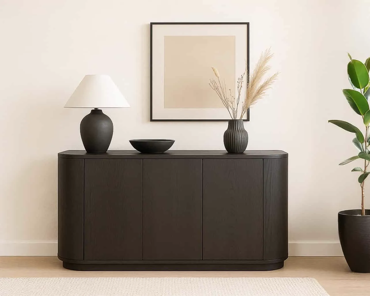 Sideboard Novero Espresso 170cm - Livingfurn