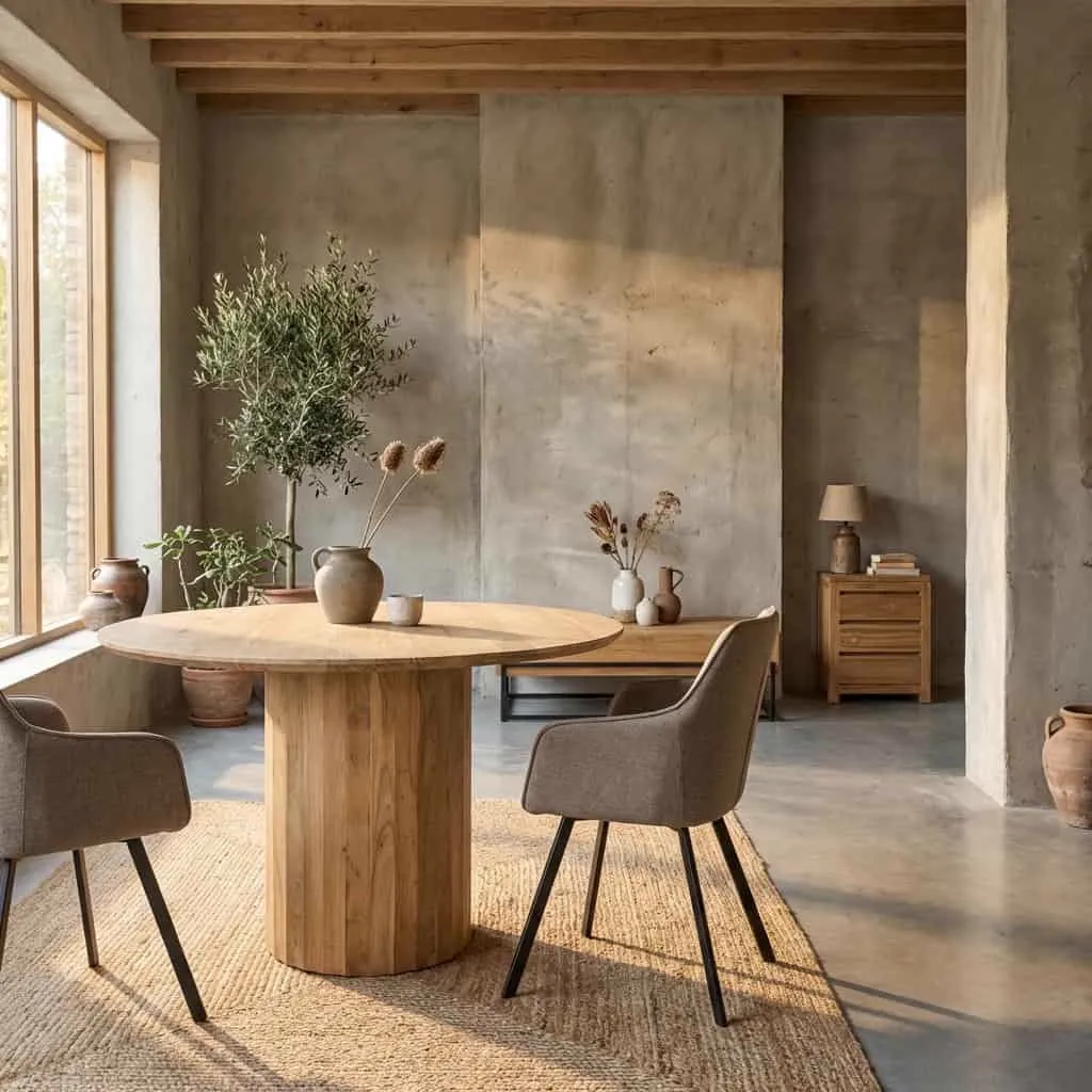 Crotone Round Dining Table - Tower Living