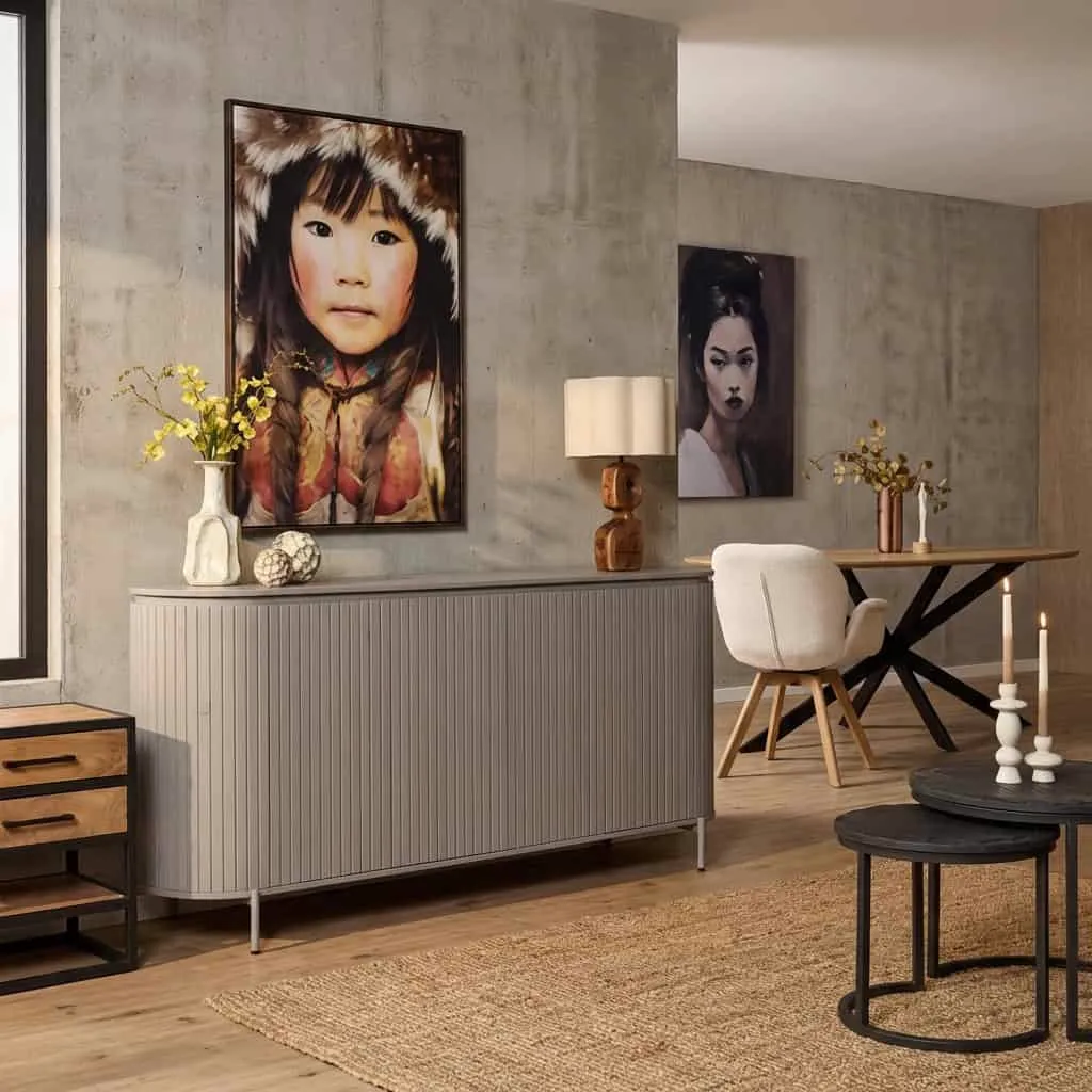 Dressoir Solana | 210 cm | Taupe - Starfurn