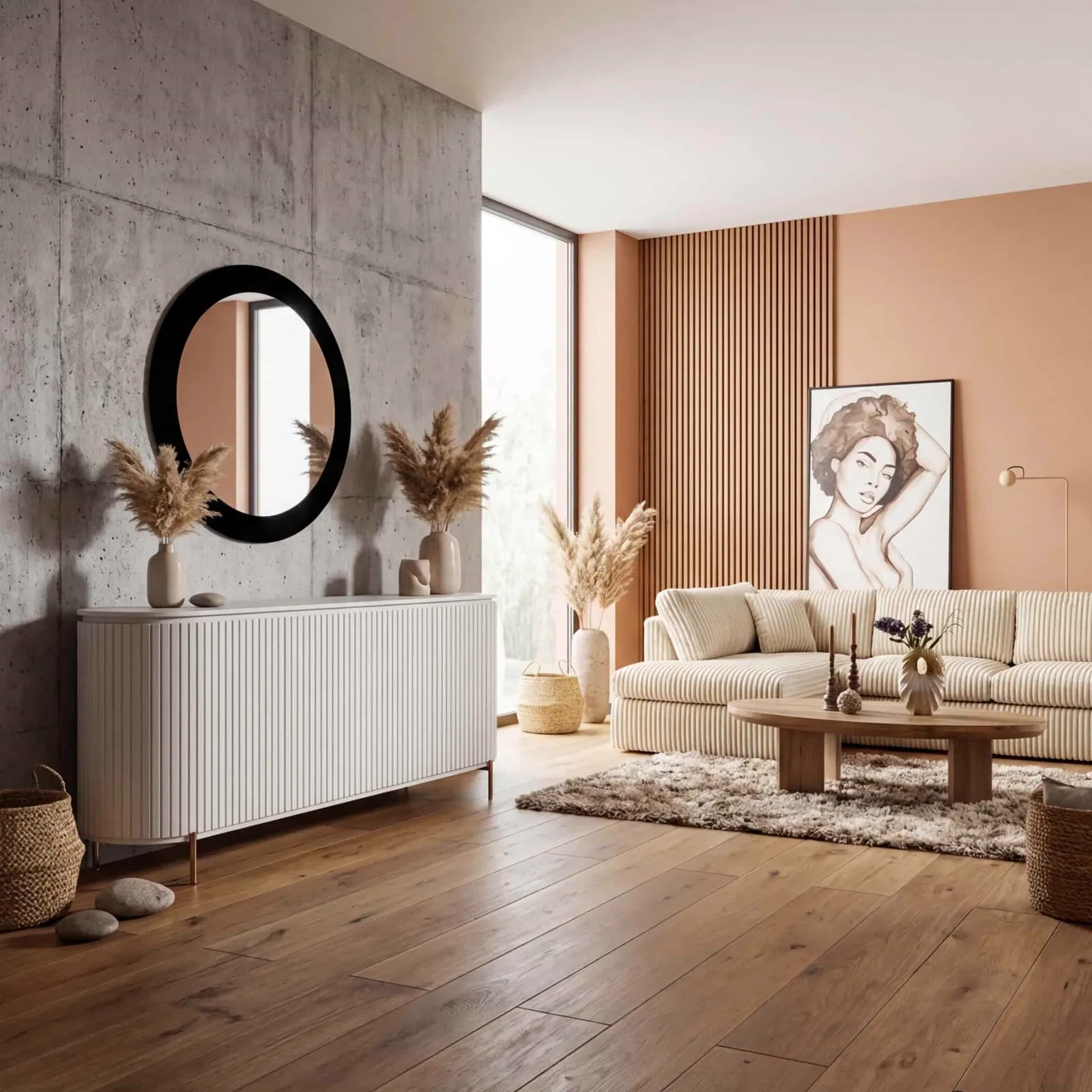 Dressoir Solana Zand Mangohout 210 cm - Starfurn