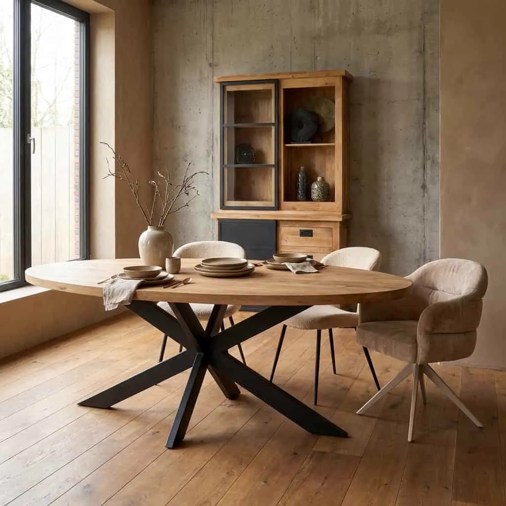 Eettafel Dakota | 160 cm | Ovaal - Starfurn