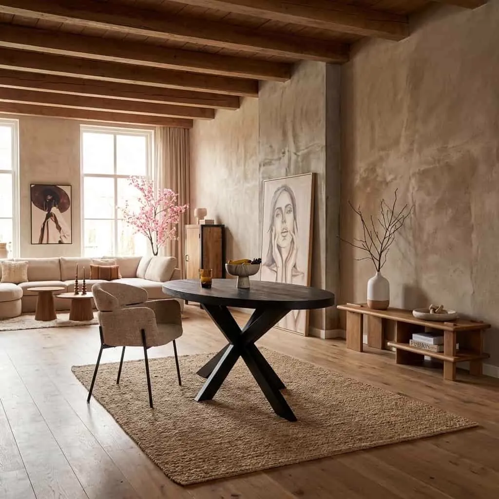 Eettafel Denver Black | 180 cm | Ovaal - Starfurn